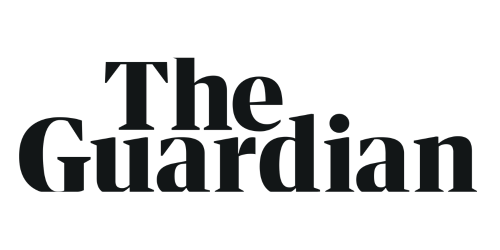 The Guardian logo in black text.