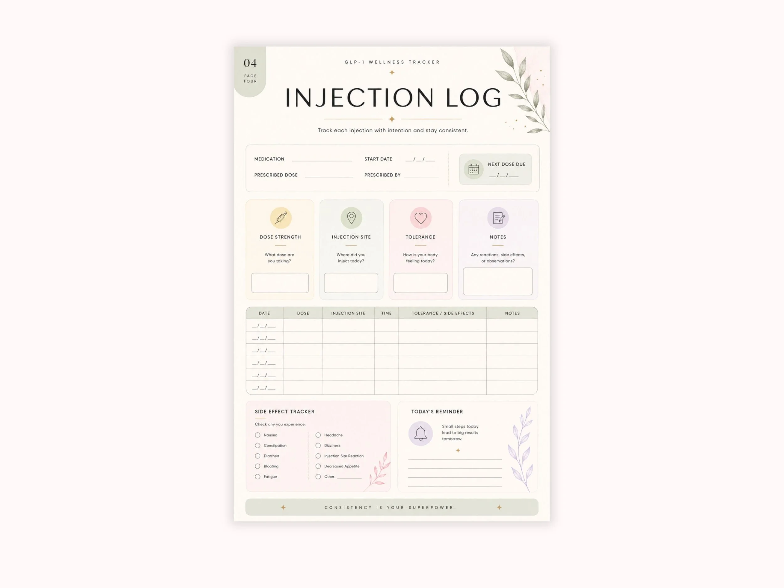 GLP-1 Wellness Planner & Tracker | Medication, Weight Loss, Nutrition & Health Journal.jpg