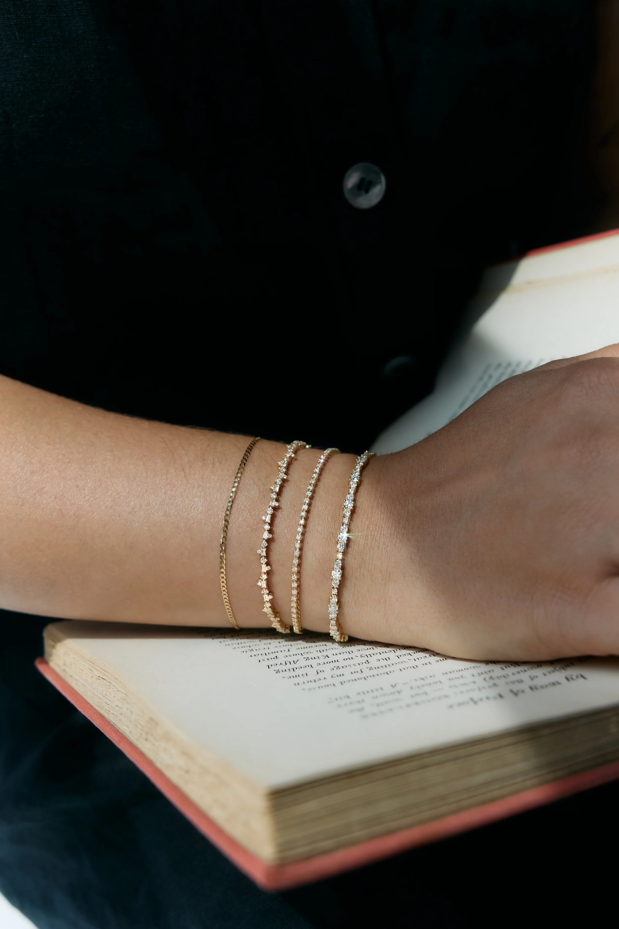 CBJ-SlumberousLightTennisBracelet-YG-On253.jpg