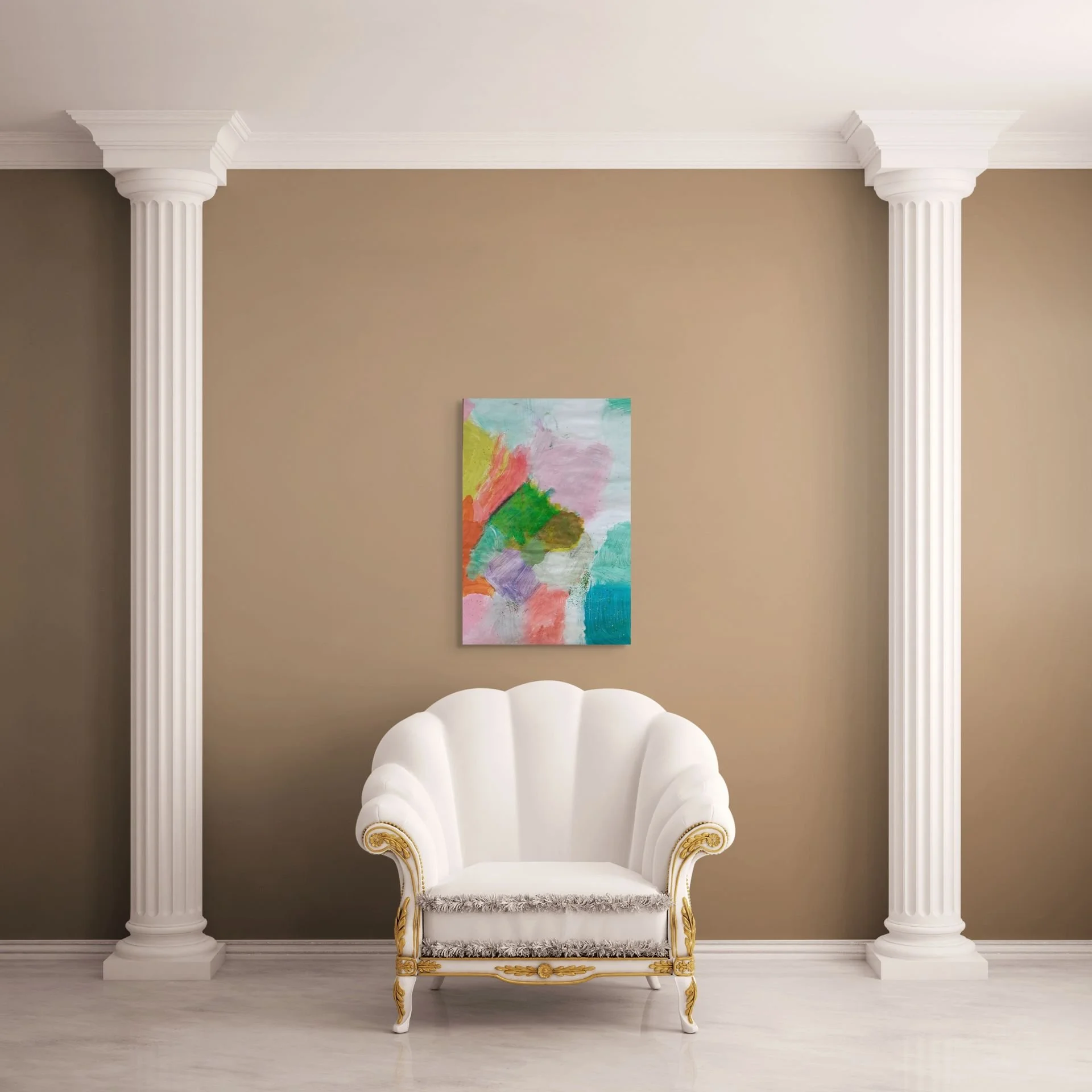 Projected interior design