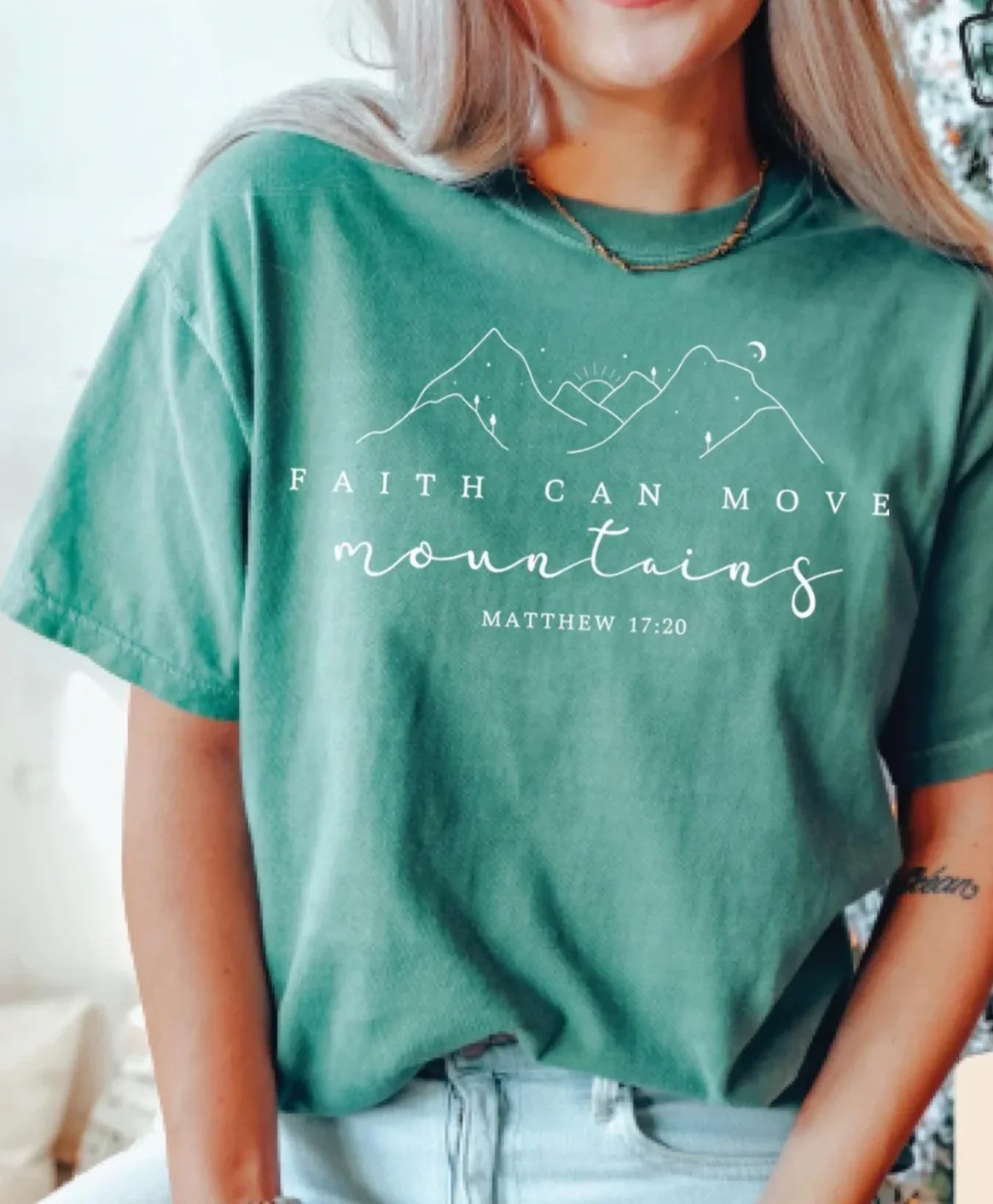 Faith Can Move Mountains Tee