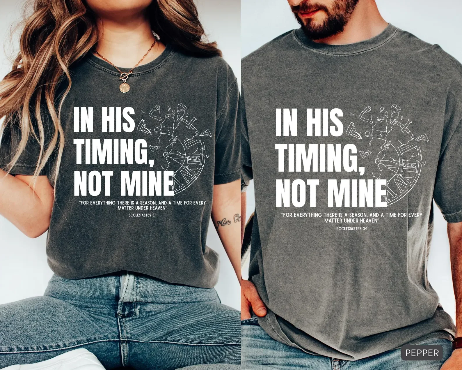 In His Timing Not Mine Tee