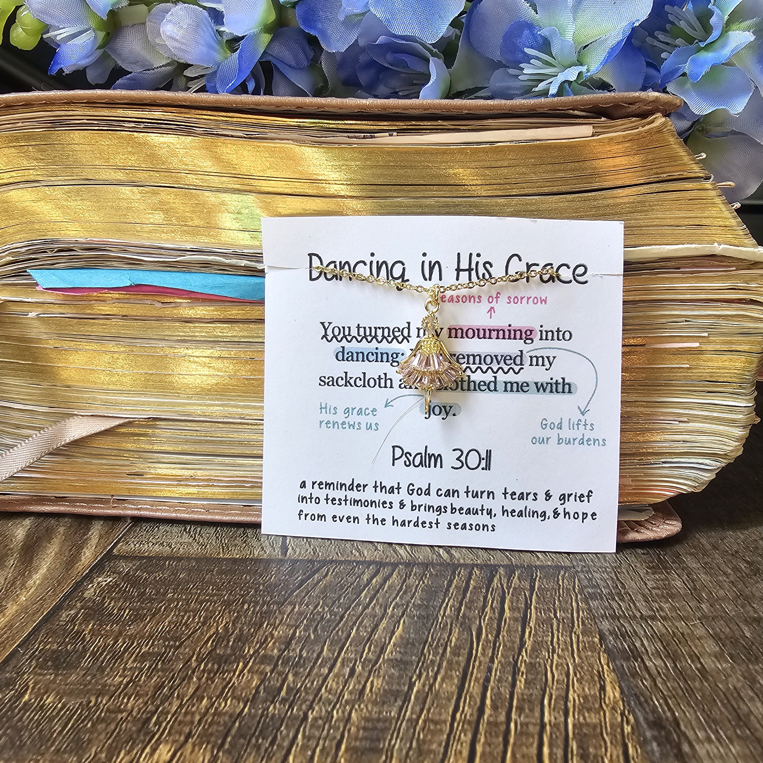 Dancing in His Grace (Dainty)