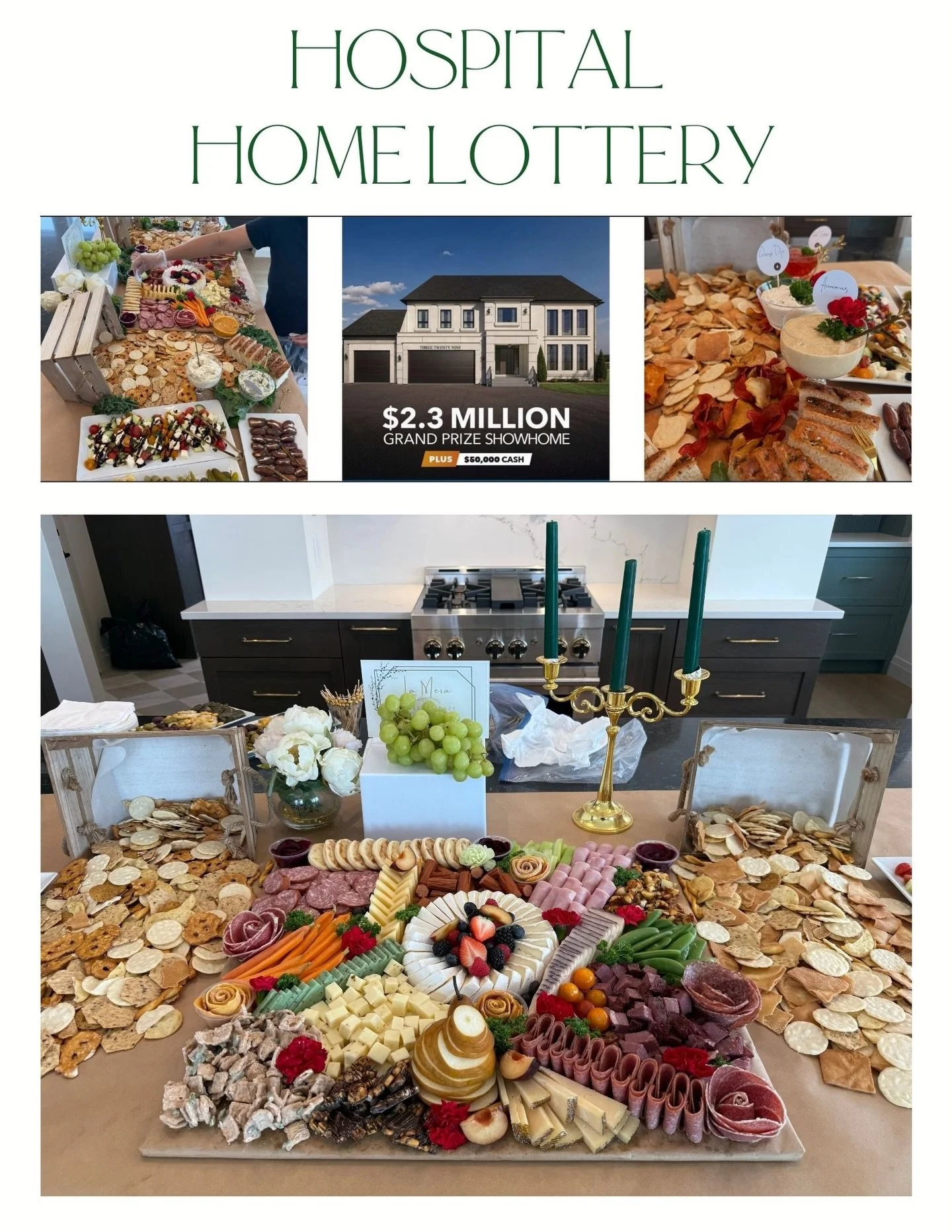 La Mesa - but make it for a 2.3 Million Dollar Home!

Huge thanks to @hometown.homes for choosing us again for this year&rsquo;s Family &amp; Friends sneak peek night of the @yxehospitalhomelottery home.&nbsp;&nbsp;You&rsquo;ve truly outdone every el
