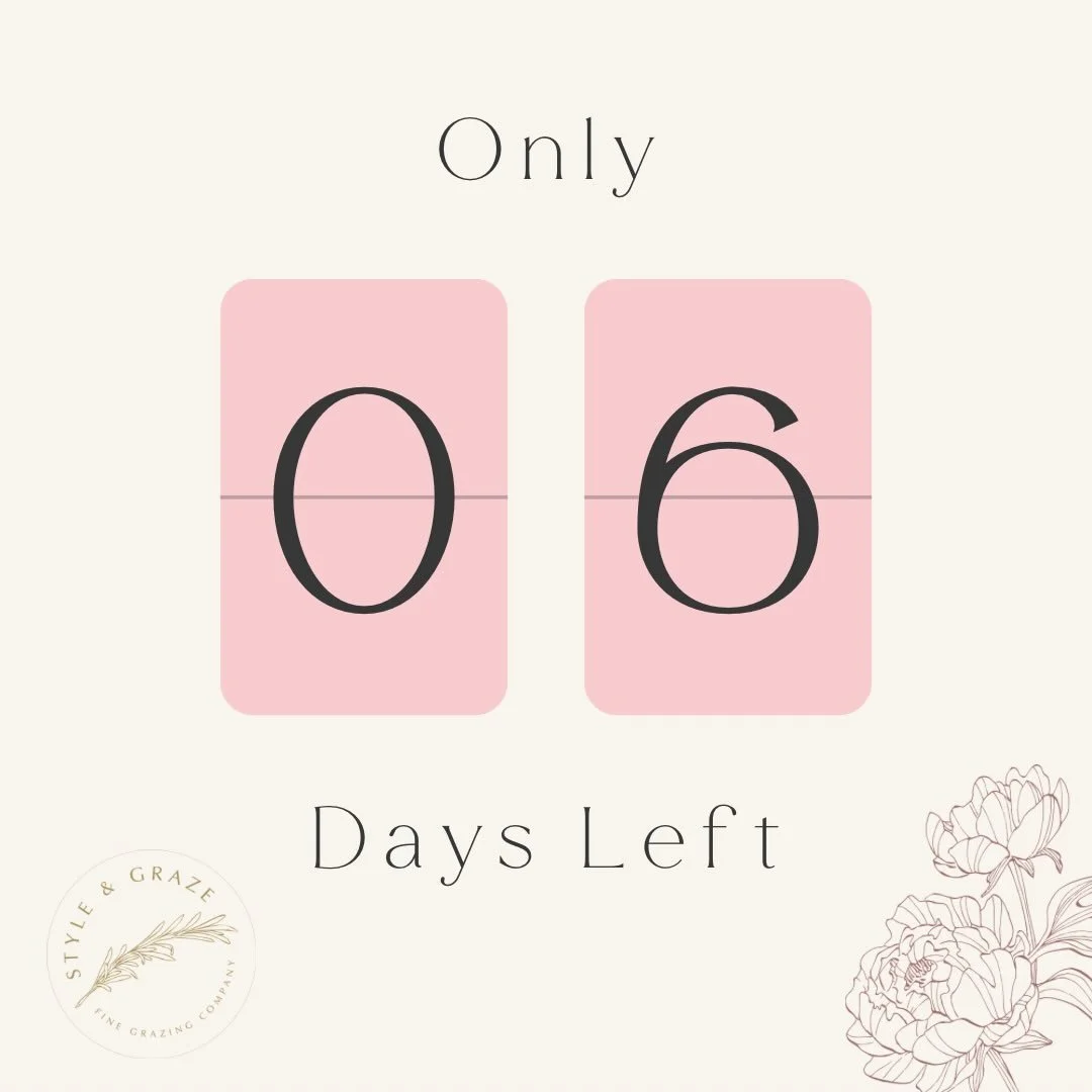 The countdown is on! 

Give the gift of elevated grazing this Mother&rsquo;s Day 🌸

Link in bio to order. 

Mother&rsquo;s Day | Style &amp; Graze | Charcuterie
