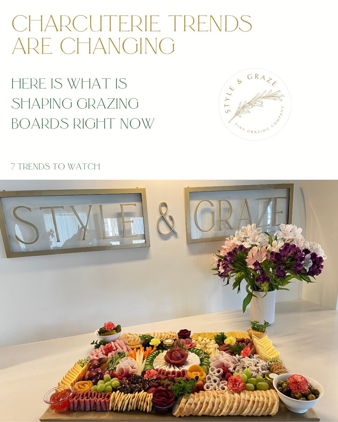 Charcuterie is evolving - and we&rsquo;re here for it. From curated minimal boards to themed grazing experiences, the trend is moving toward intentional design, not excess. 

The best part? We&rsquo;ve already been building this way all along.

We&rs
