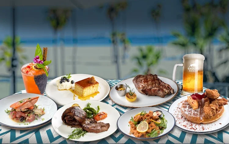 Gaucho Beach steak and signature dishes