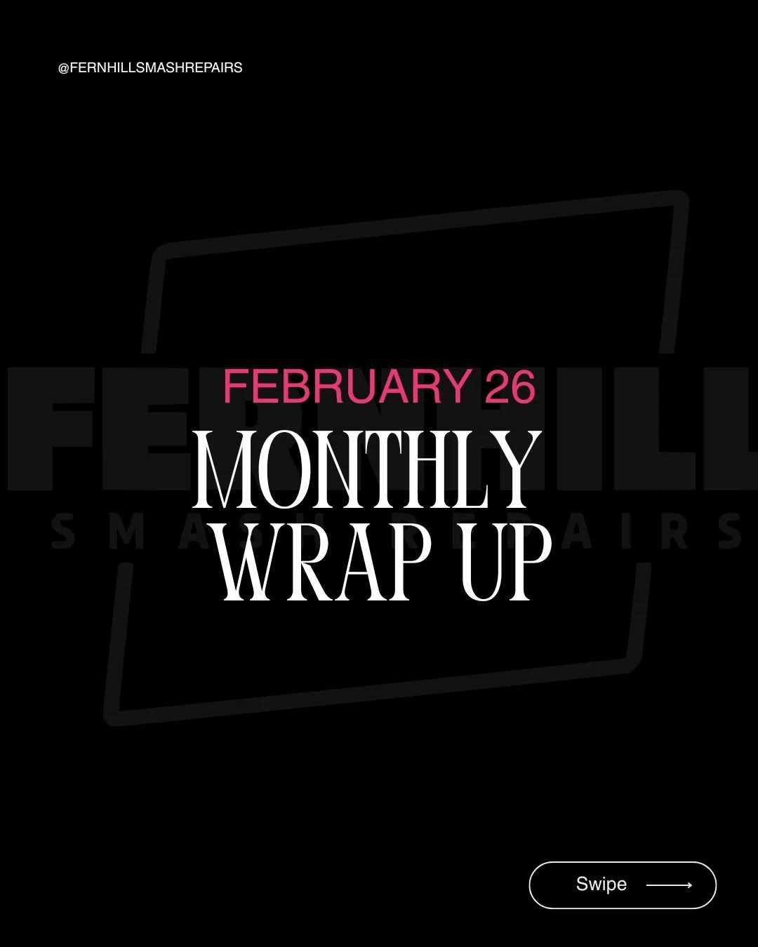 Well, February kicked off with a bang!

Cheers to our customers for another big month, we will see you in March! 😉 

If you've been putting off your repair, Stop by the workshop for a free quote.
📍 422 Princes Highway, Corrimal

#wollongongsmashrep