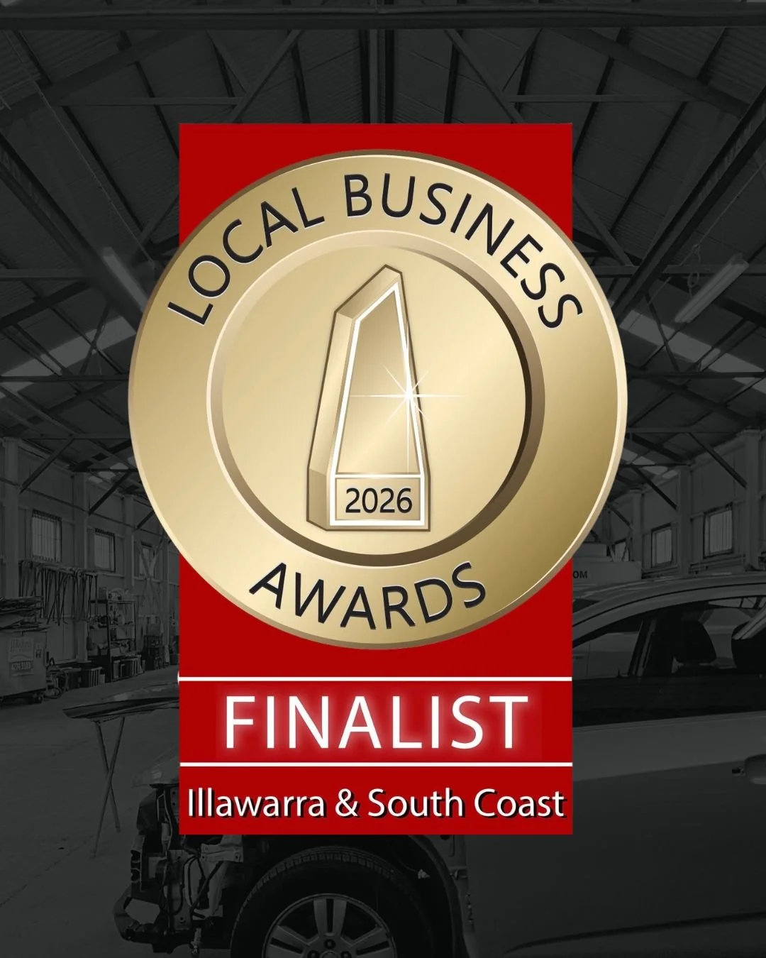 Guess who's a finalist 👀

We're so stoked to share that Fernhill Smash Repairs has been named a finalist and honestly, we're a little lost for words (which doesn't happen often in the workshop 😄).

This one means a lot to us - thank you so much to 
