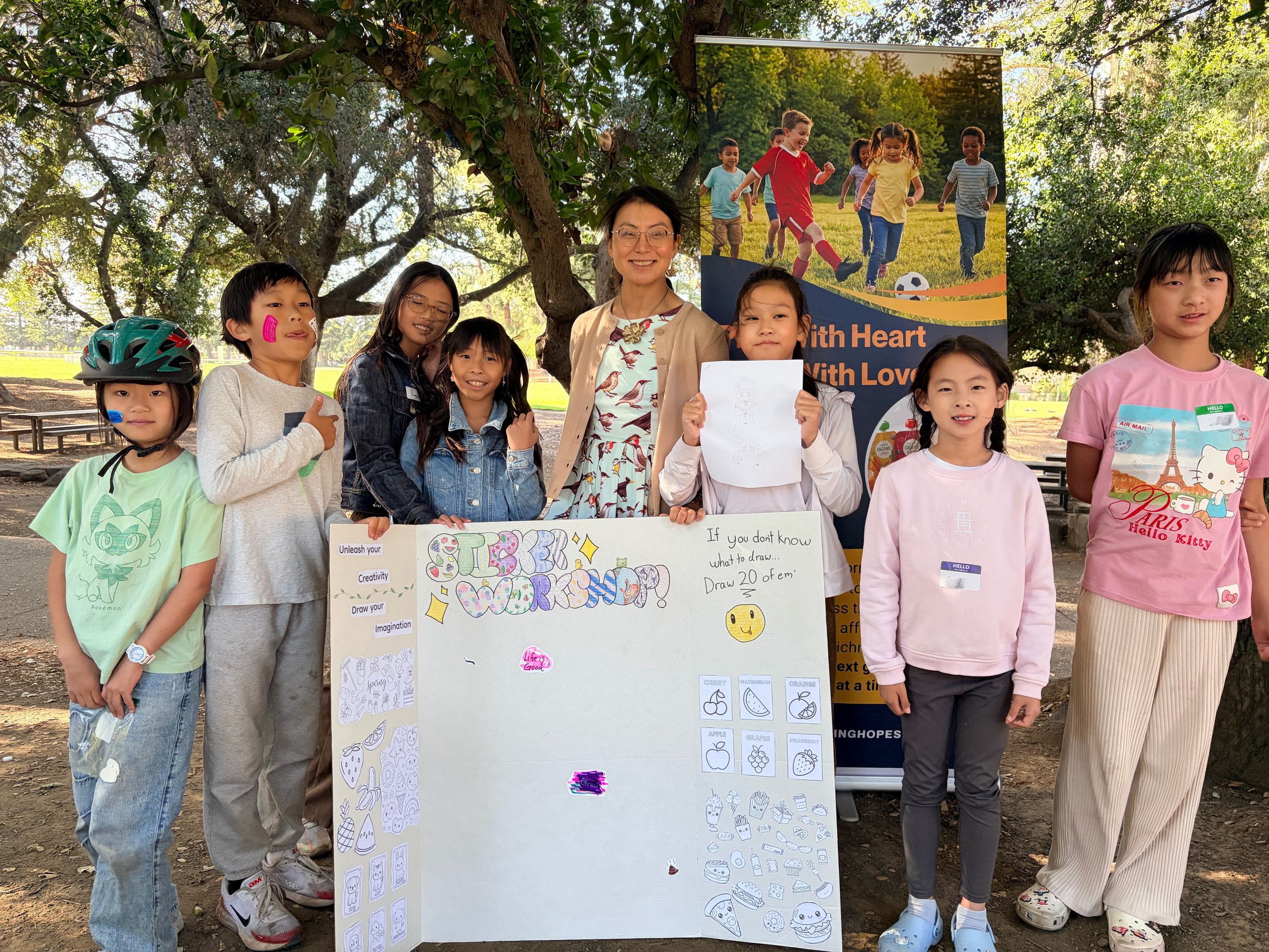 Creativity in the AI Era: Our First Sticker Workshop at Serra Park