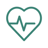 Beating heart icon