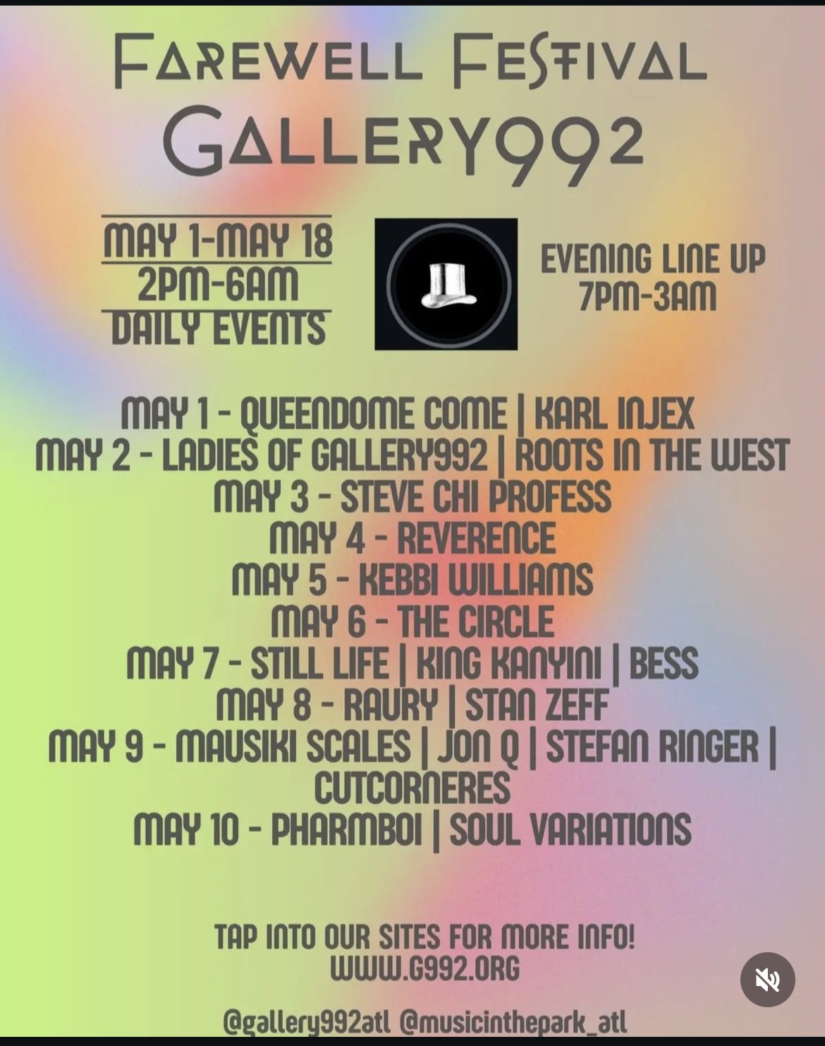 Farewell Festival; Gallery 992