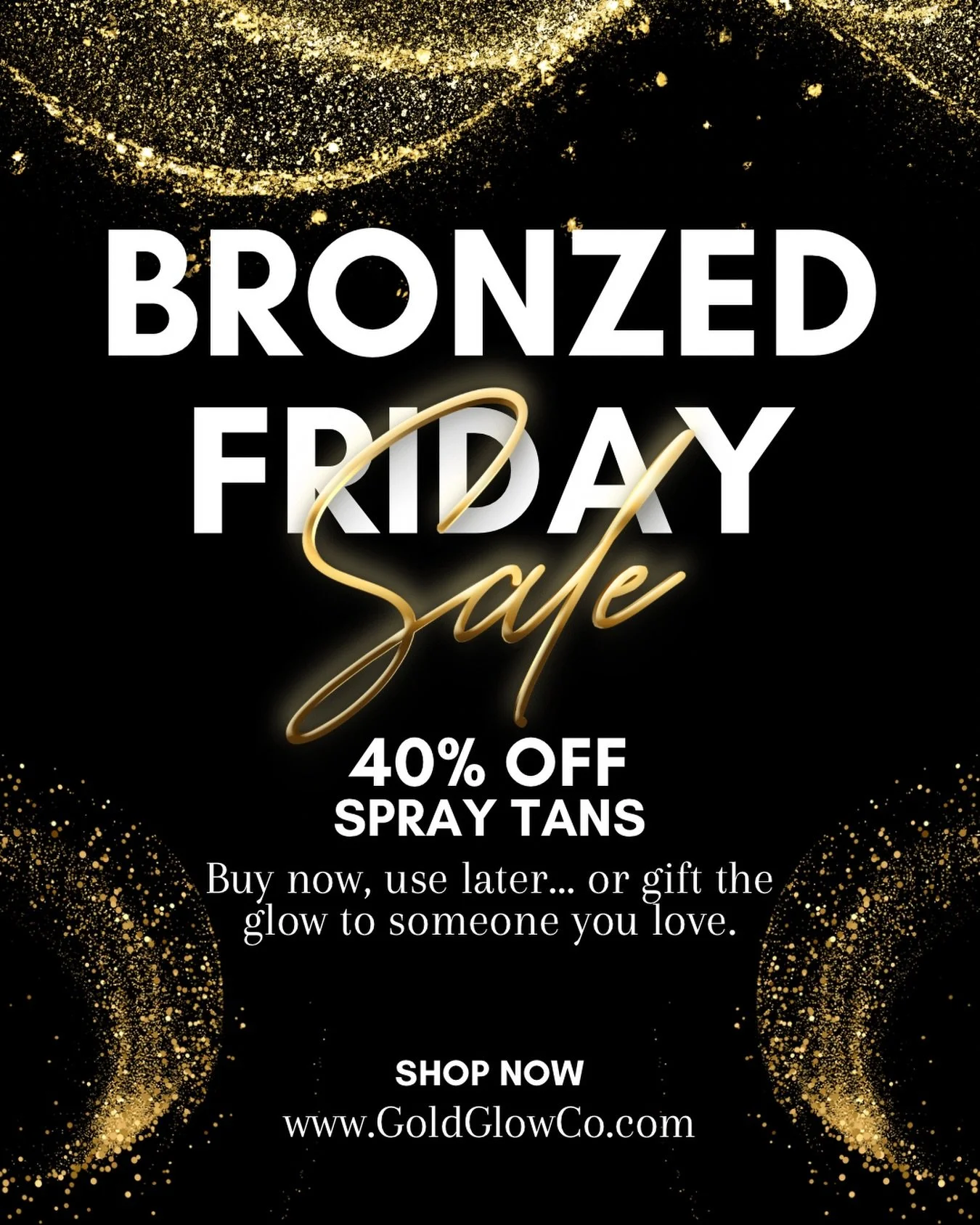 ⏰🎁TIME. IS. TICKING.🎁⏰
Bronzed Friday is almost gone, and so is 40% off!👀

Buy now, use later. Stock up. Gift them. Hoard them.
Just don&rsquo;t wait, because once the 24 hours are up&hellip; this deal vanishes.

🎅🏼Use code BronzedFriday when bo