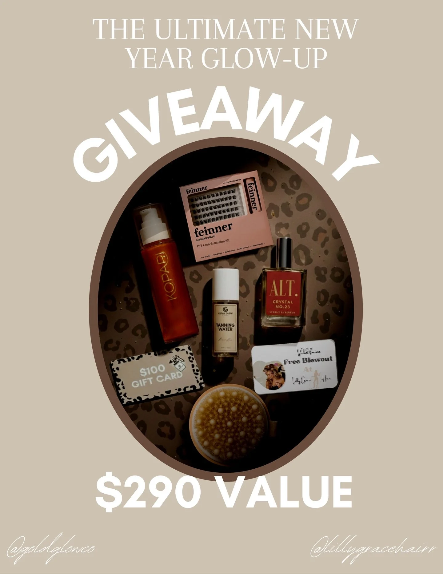 ✨ THE ULTIMATE 2026 GLOW-UP GIVEAWAY ✨

To celebrate the end of an amazing year, I put together the ultimate glow bundle, packed with my favorite beauty goodies and treats&hellip; Plus a free blowout donated by the talented @lillygracehairr !

One lu