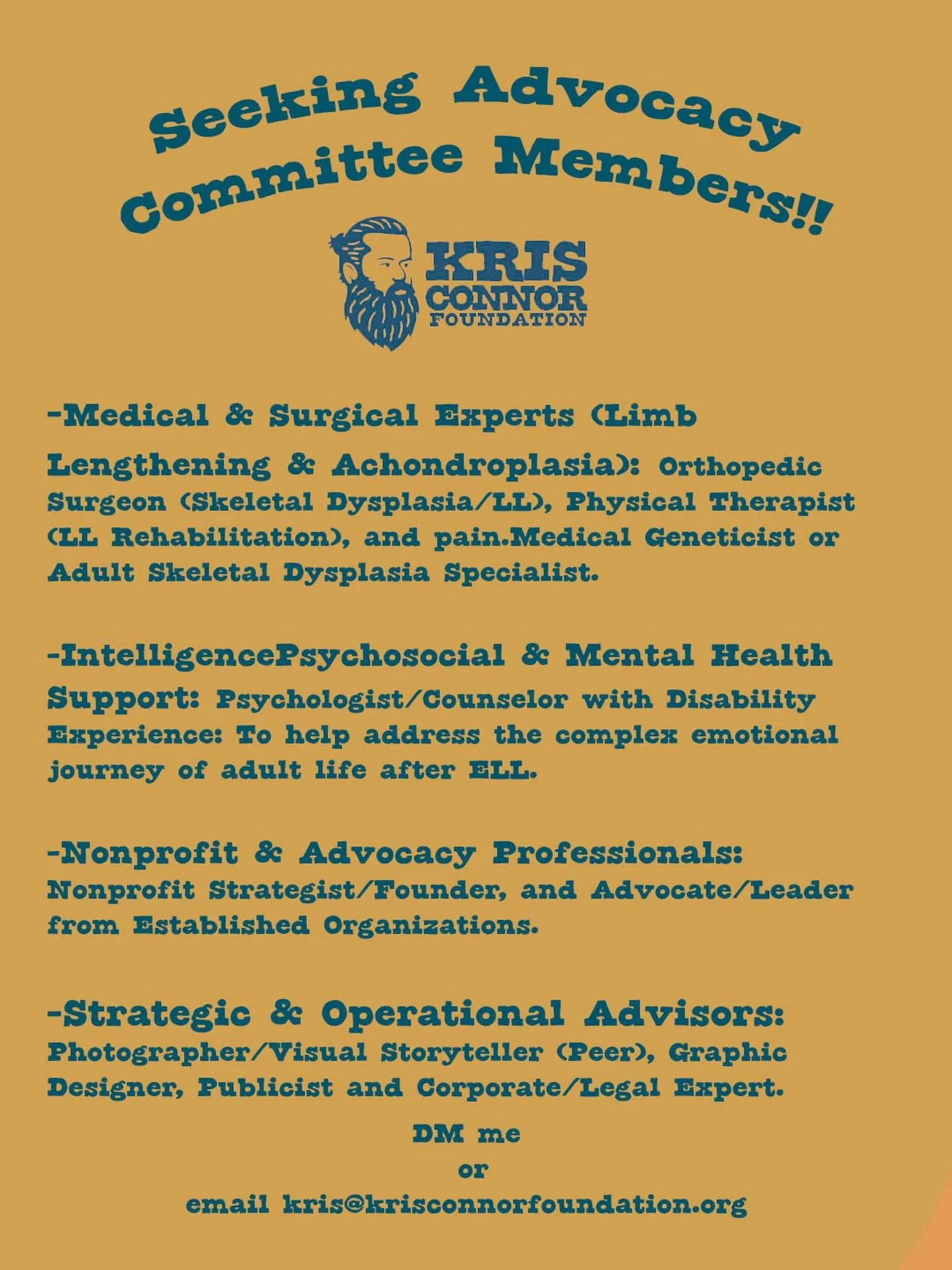 I&rsquo;m excited to launch the Kris Connor Foundation! After my own limb lengthening journey and 20 years photographing for organizations like The Gates Foundation, Save The Children, and the James Beard Foundation, I know the impact experienced adv