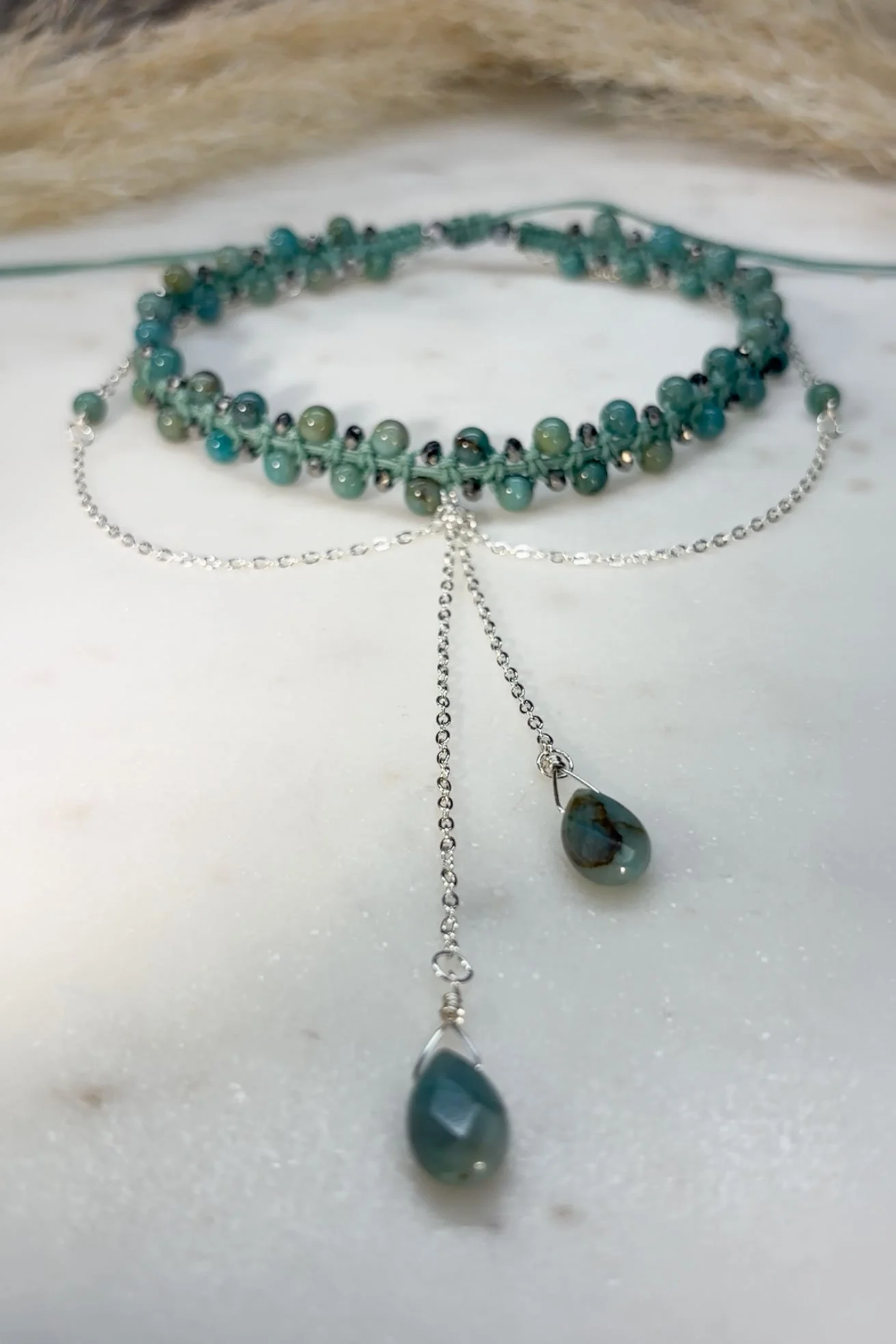 Chrysocolla Choker –  Choker Chrysocolla