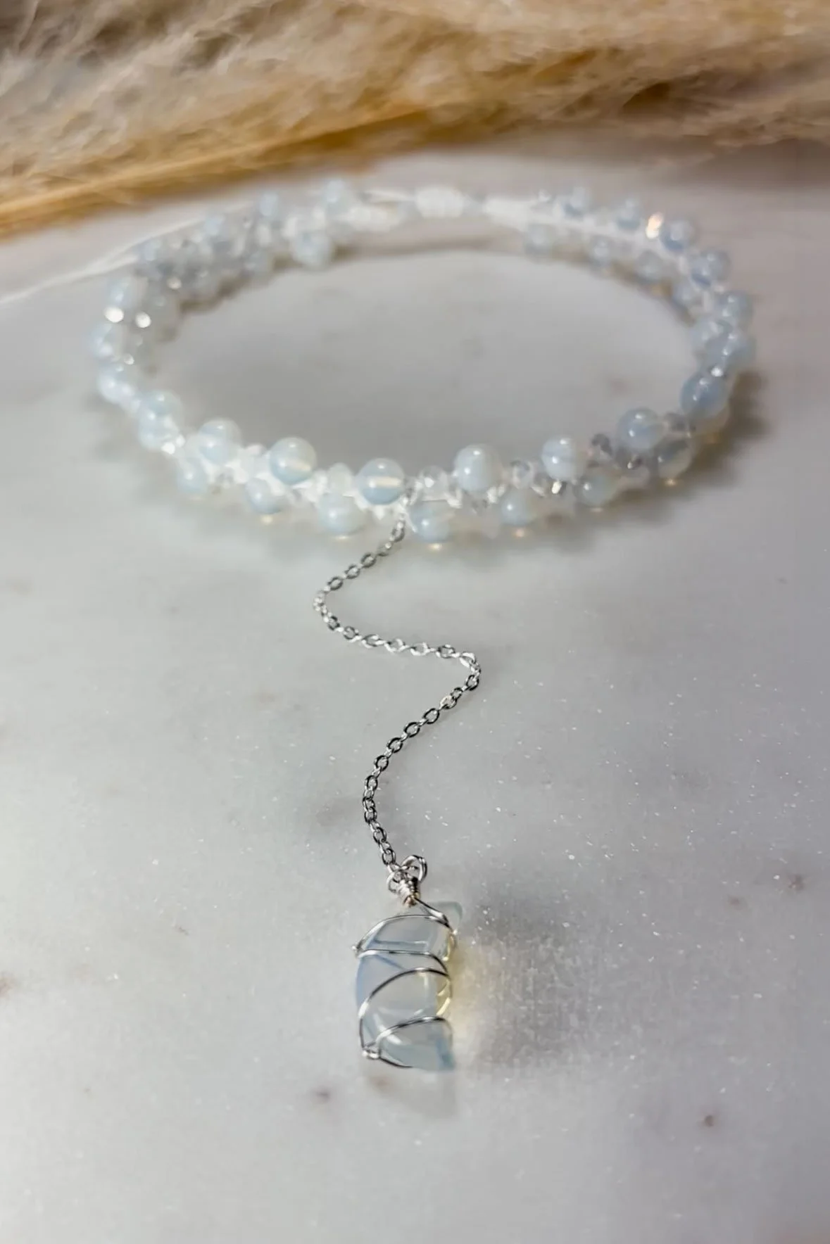 Choker Luna Opal – Opal Moon Choker