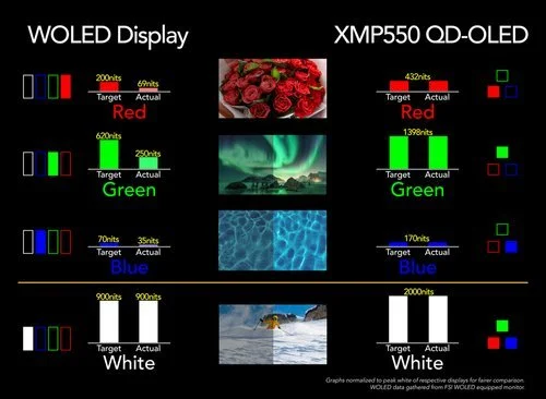业内首款 QD-OLED 母版显示器