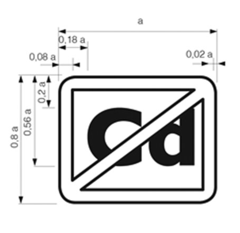 RoHS "Cadmium Free" logo