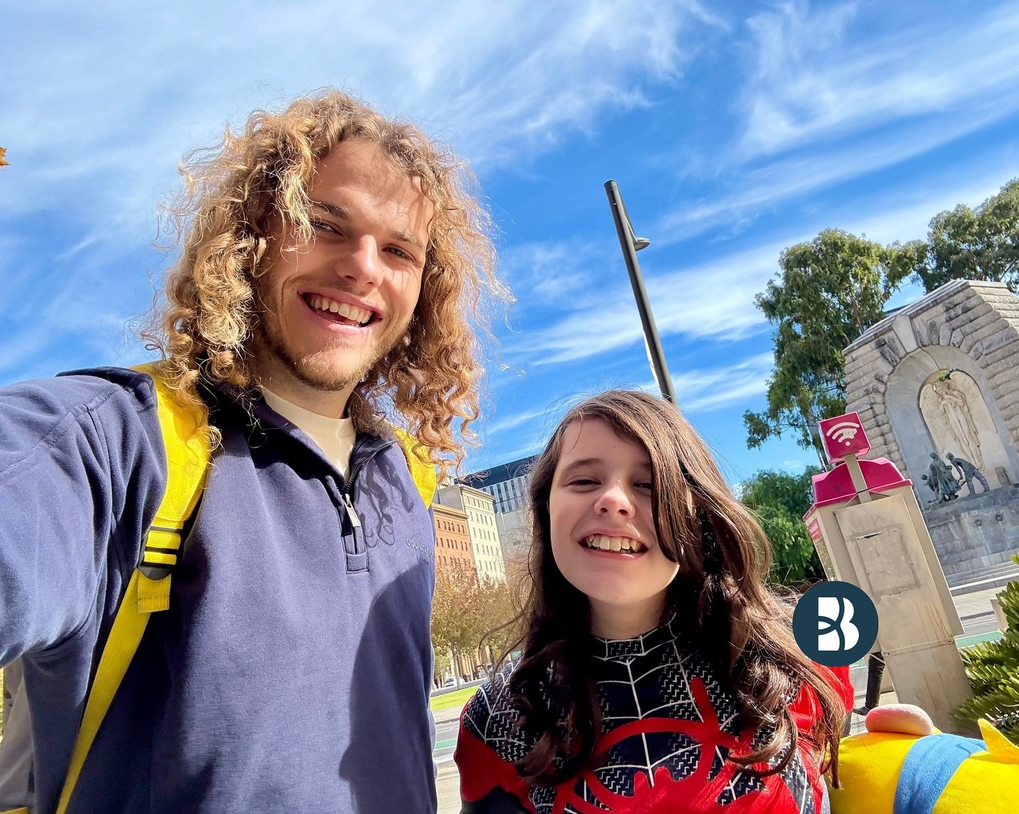 Just your average day with Travis and Summer&hellip; and by &ldquo;average&rdquo; we mean: full of smiles, spontaneous selfies, and plenty of good vibes 🙌😁

At Bridging Barriers, we believe support work should feel like connection, empowerment, and