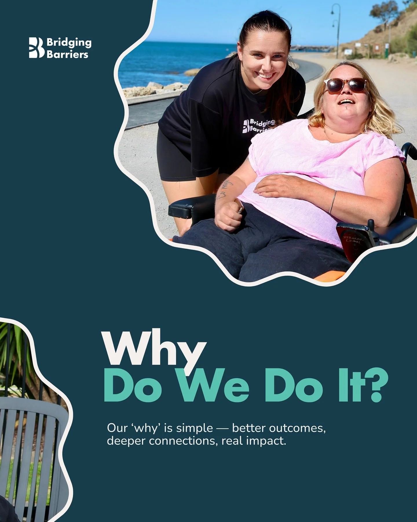 Our mission is to walk alongside people as they discover what&rsquo;s possible &mdash; and to ensure they feel truly seen, heard, and supported along the way.

We believe that every person deserves a life filled with dignity, choice, purpose, and hap
