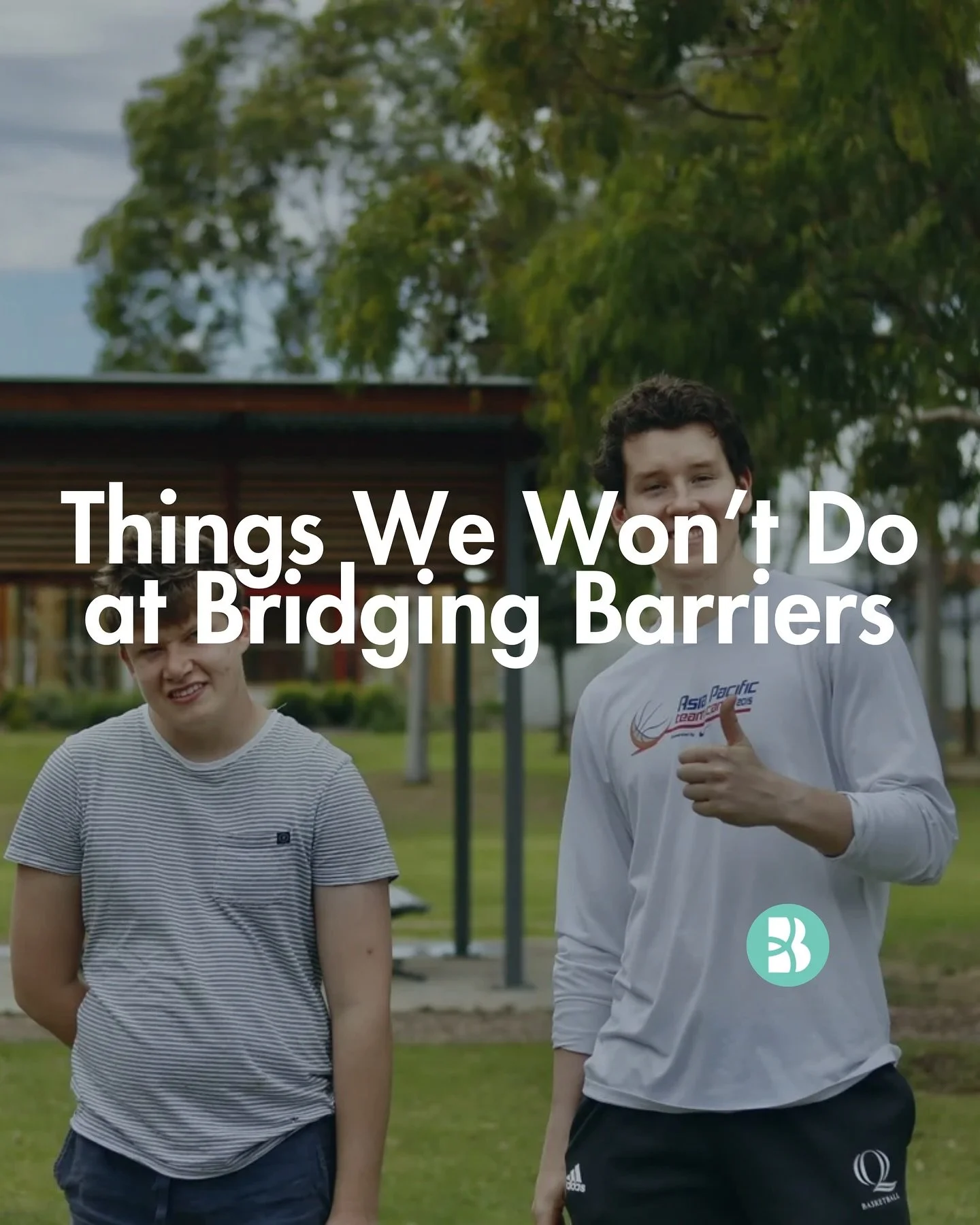 There are some things we just won&rsquo;t do &mdash; and that&rsquo;s on purpose. 👇🏻
⁠
At Bridging Barriers, we&rsquo;re not here to tick boxes or make assumptions. We&rsquo;re here to walk with you &mdash; to listen, support, and show up with purp