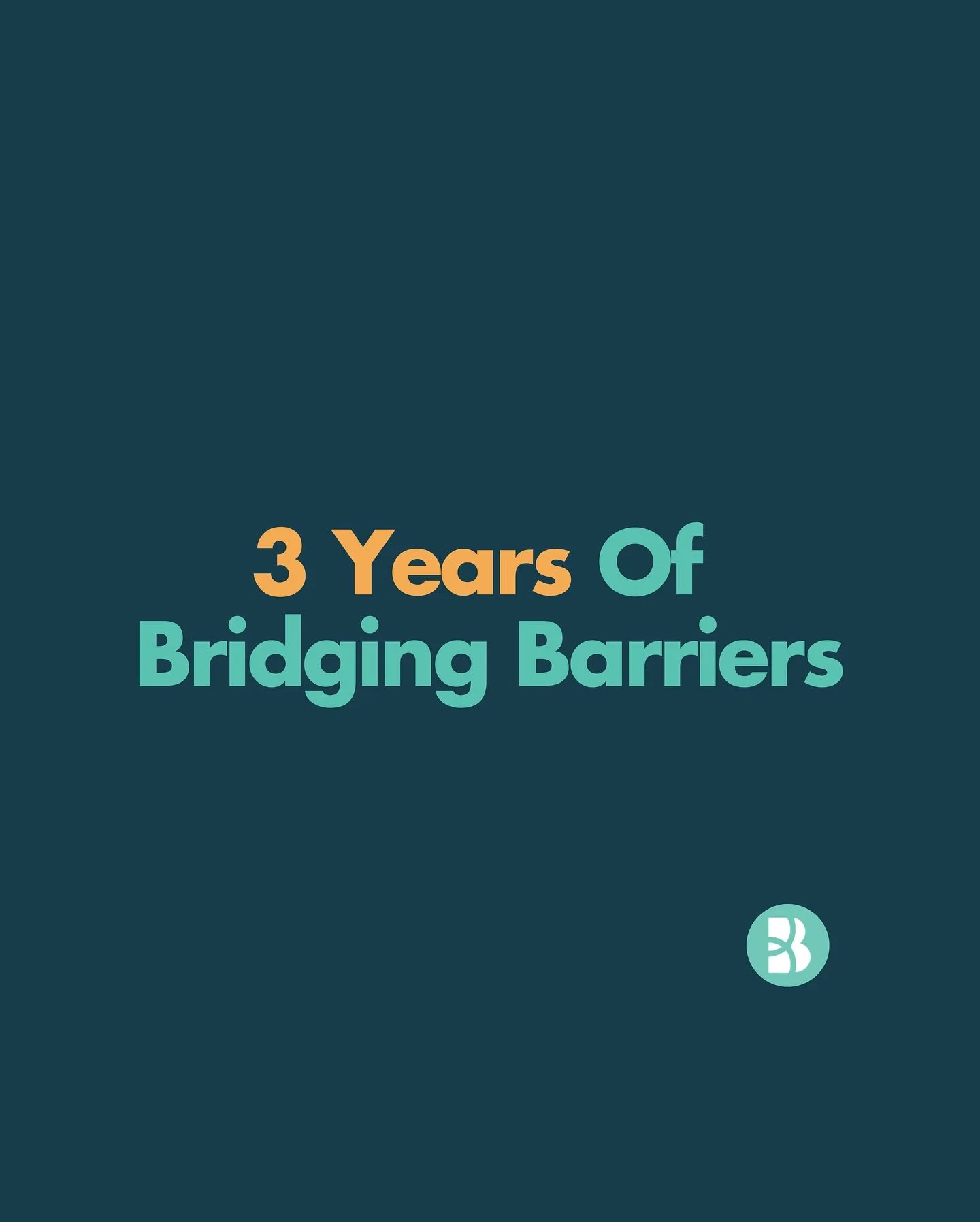 Celebrating 3 incredible years of Bridging Barriers! ✨🎉

From humble beginnings to a team of 100+ staff, we&rsquo;ve spent the last three years walking alongside our participants, providing over 2,000 hours of support each week, and building a commu