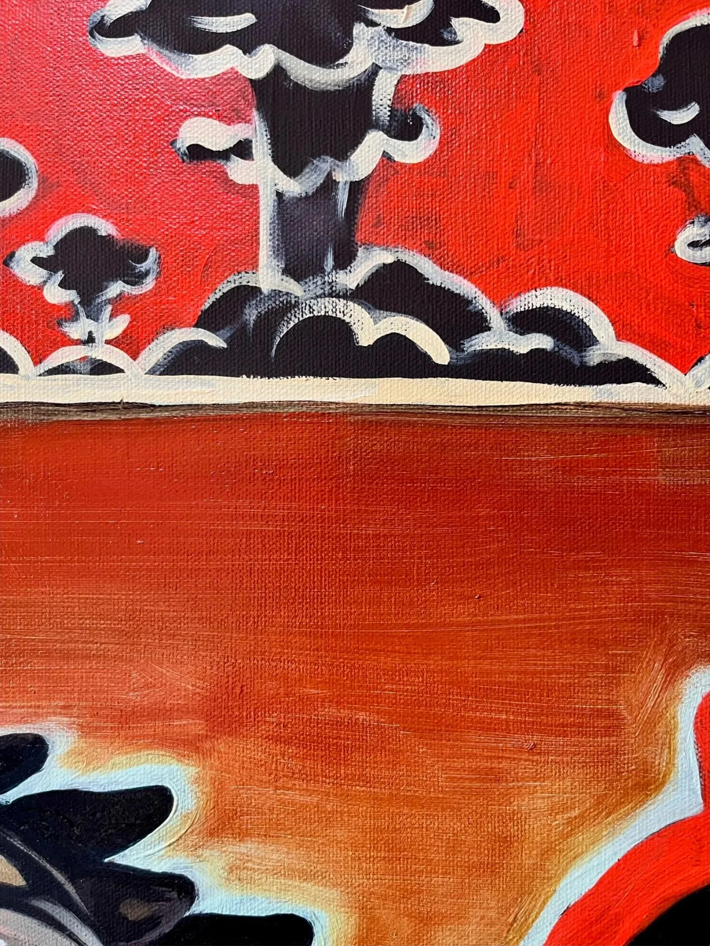 Four Horses, 2025. Detail image