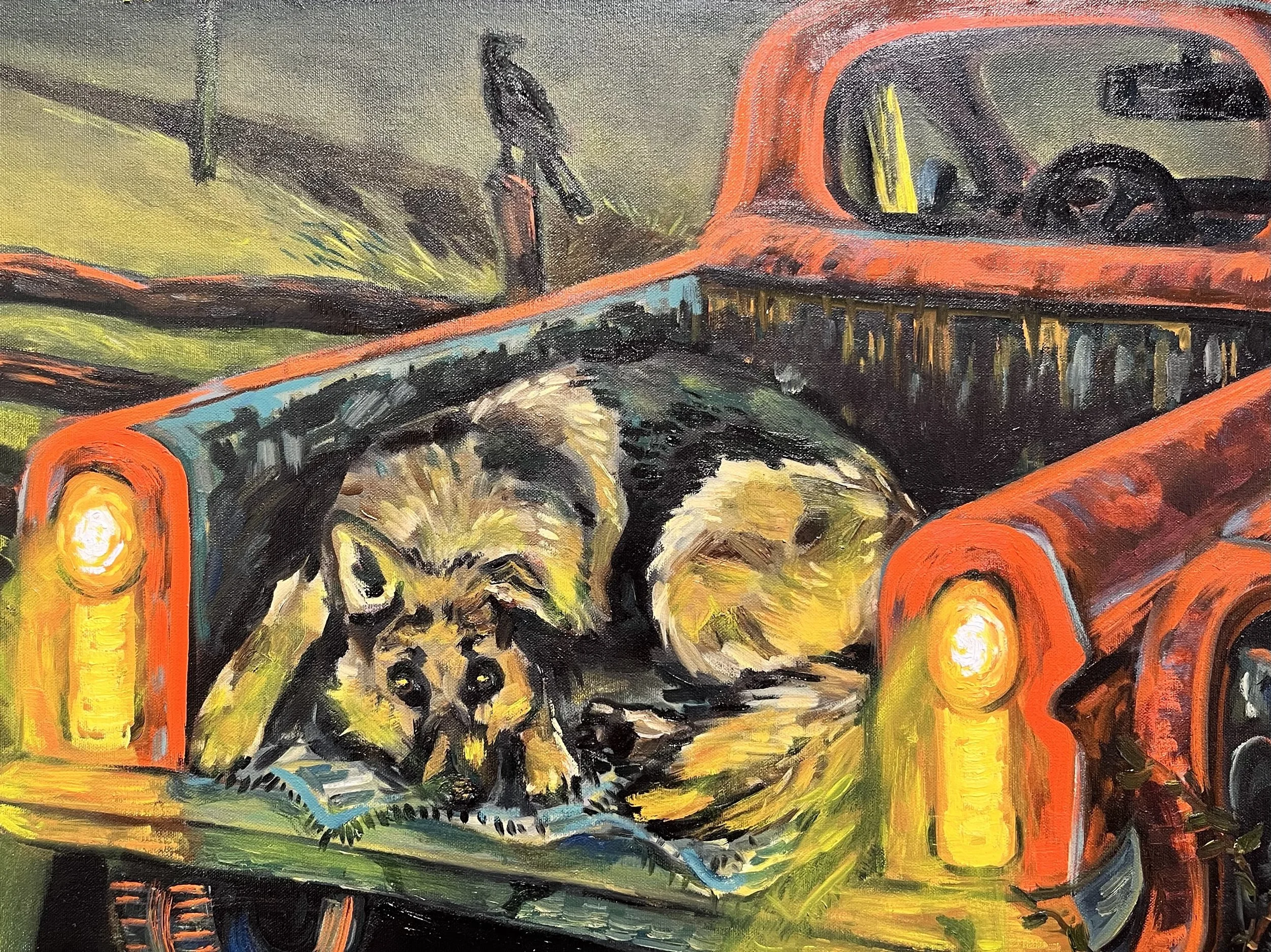 Night Yard, 2026. Detail