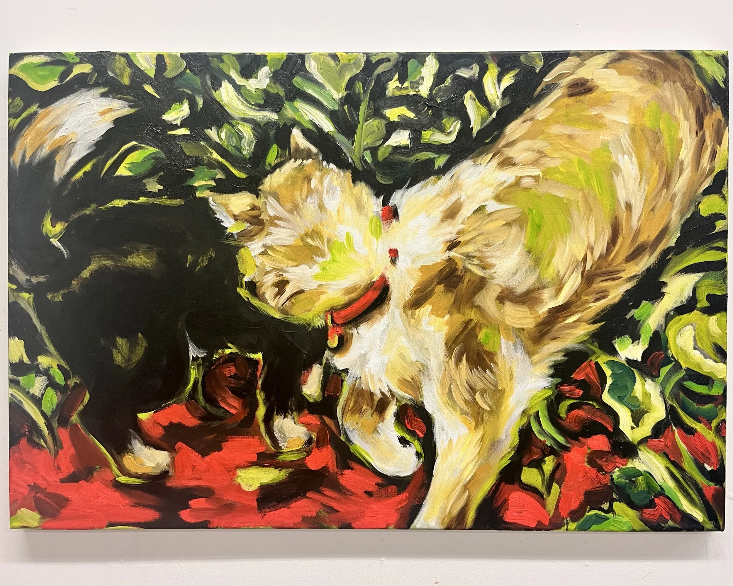 Greenery, 2025. Oil on canvas — 20 x 30 in.