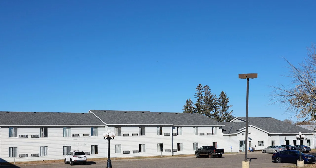 outside of Forty Club Inn, Aitkin, MN