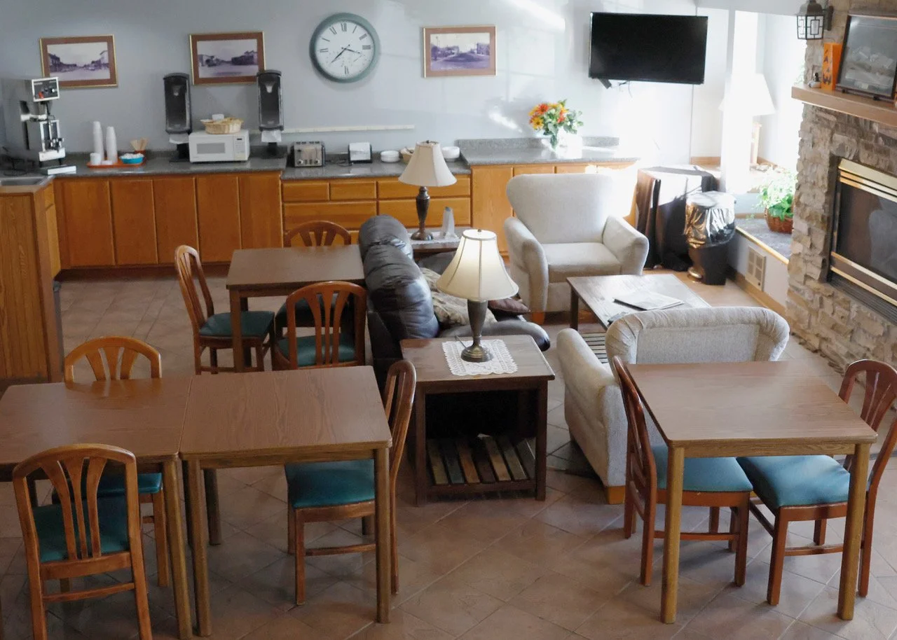 Lobby of Forty Club Inn, Aitkin MN