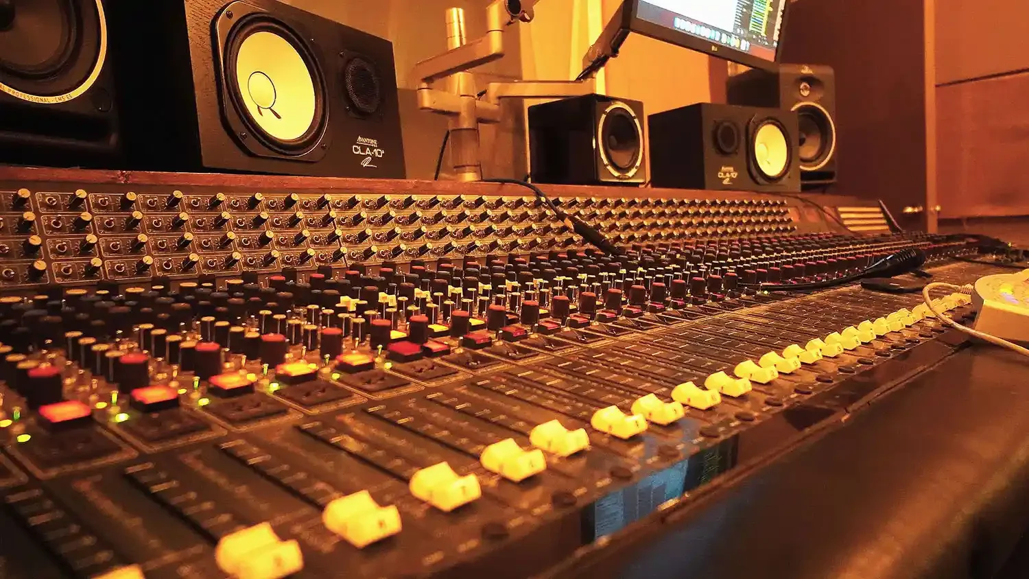 Console d'enregistrement de musique