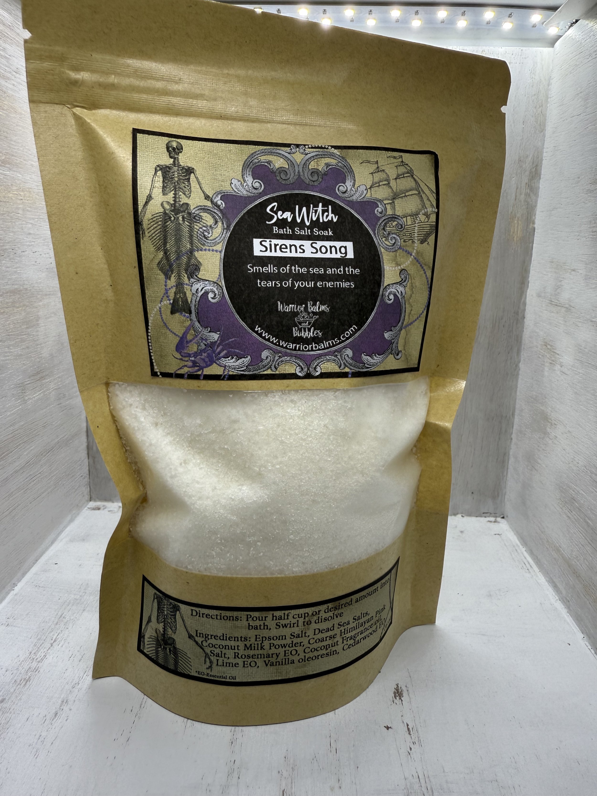Coconut Milk and Sea Salt Bath Soak