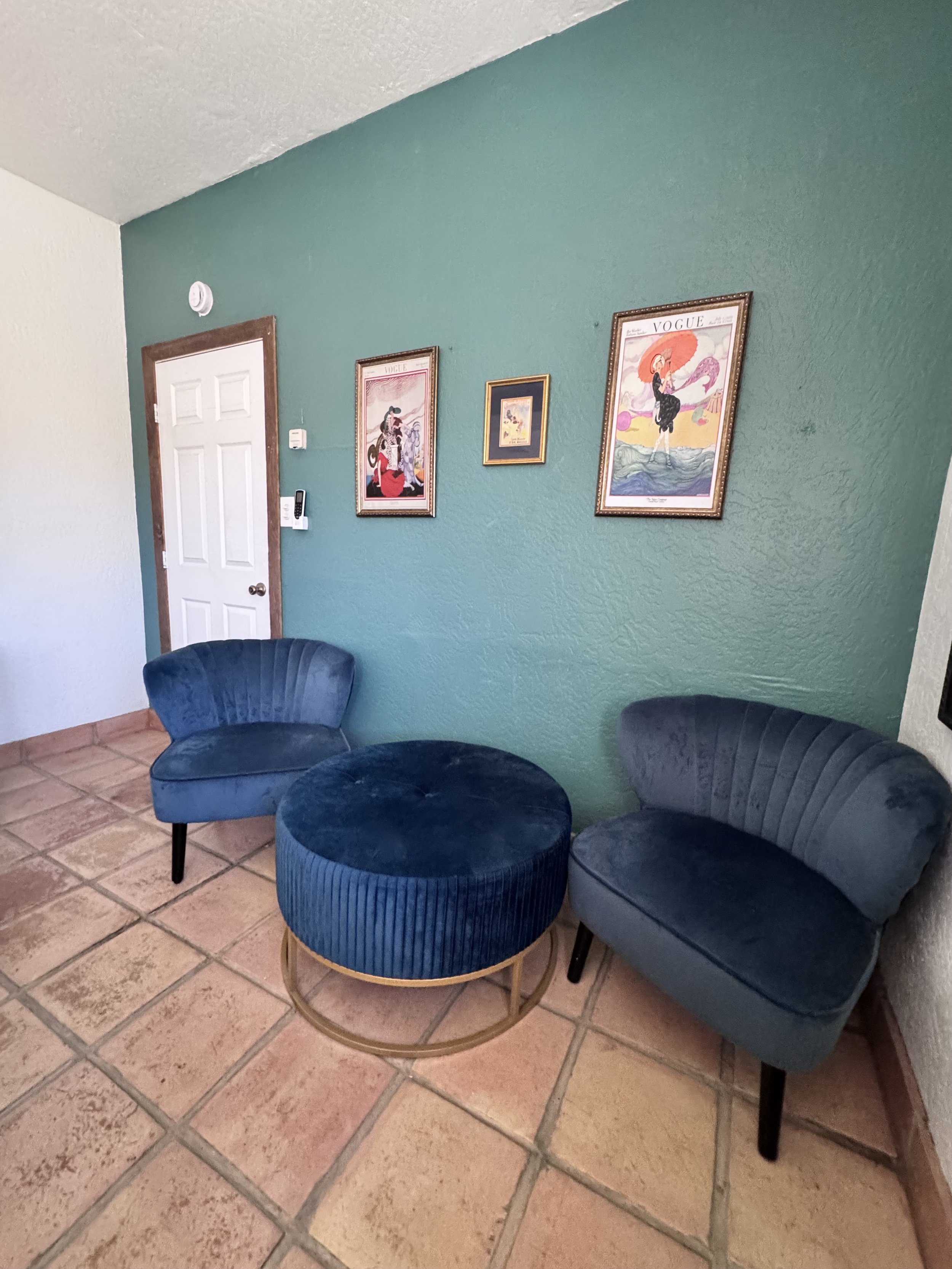 The Vogue Room seating area