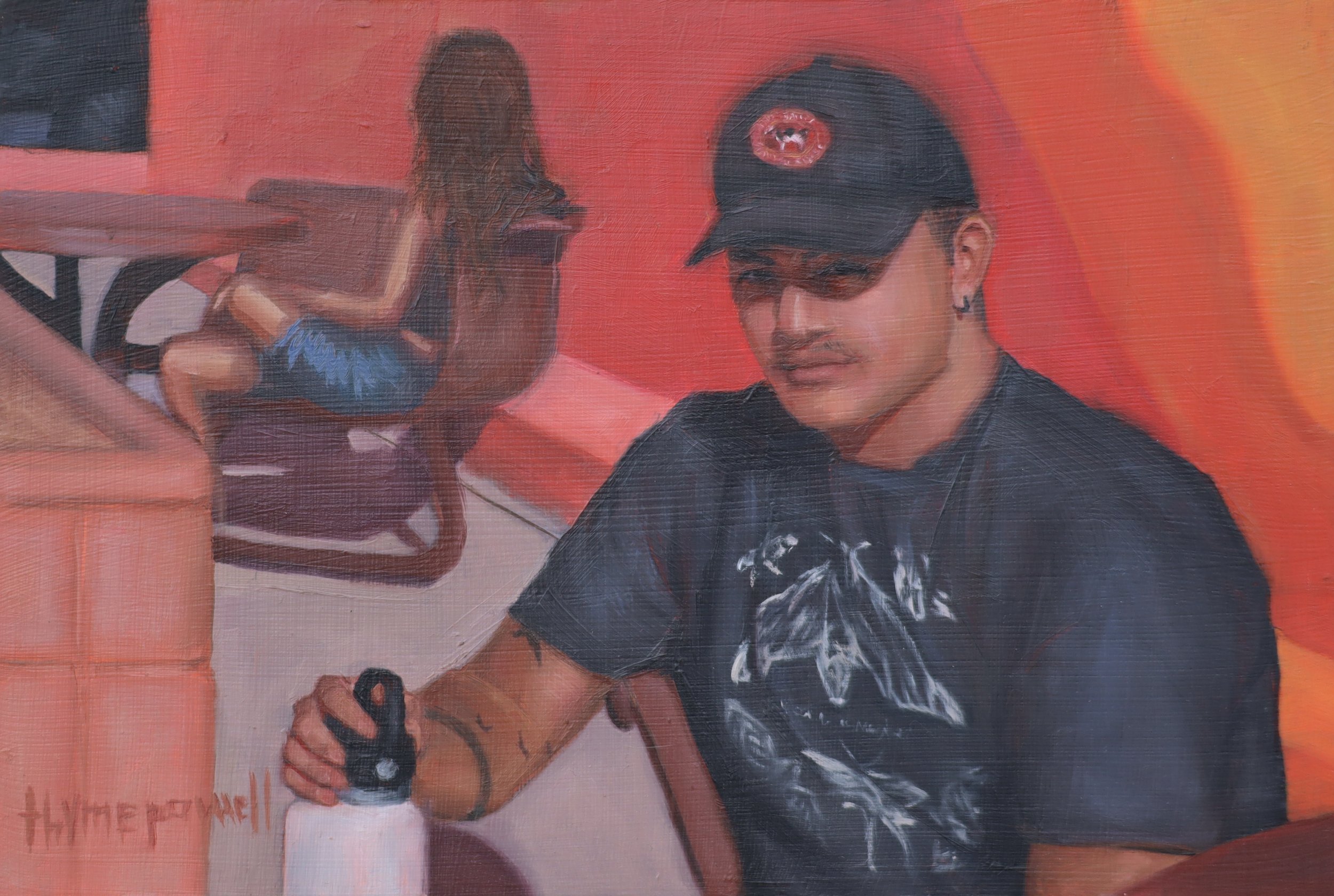 BENEATH THE MURAL