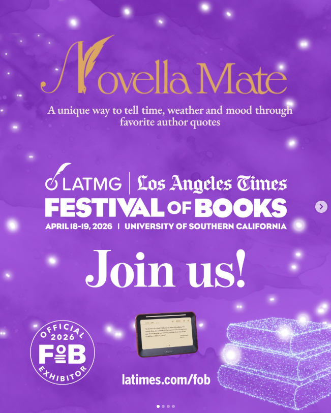 NovellaMate at the LA Times Festival of Books 2026