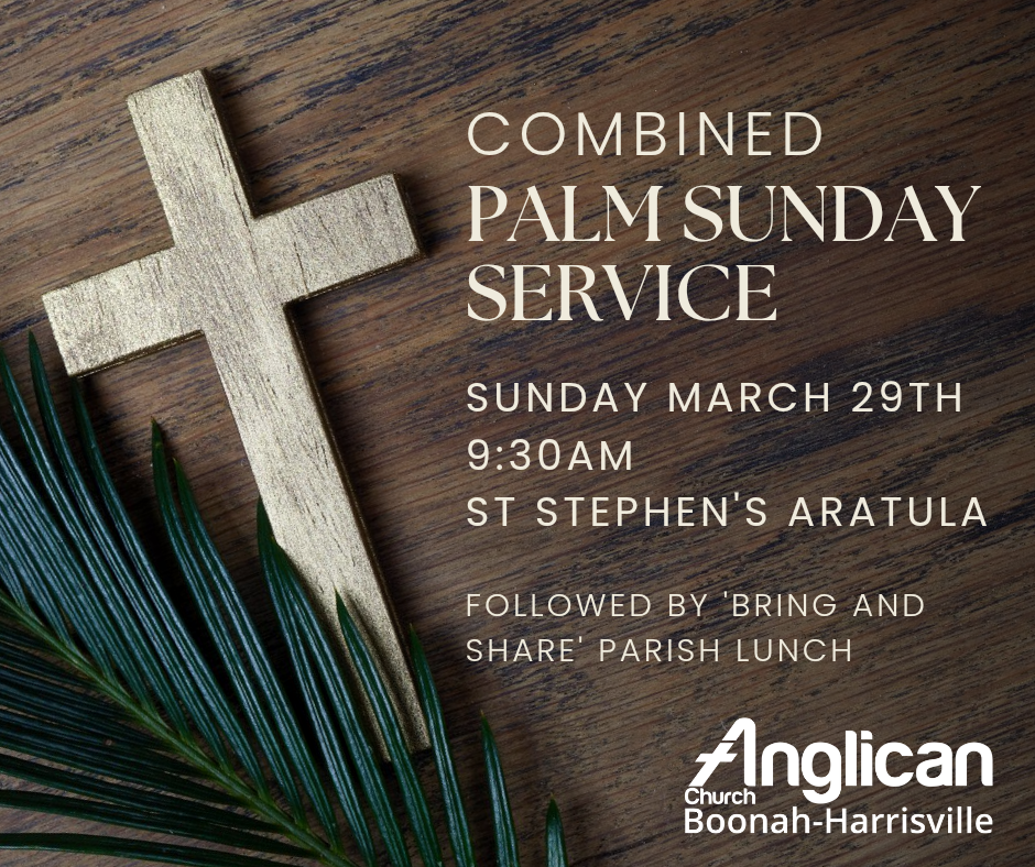 Combined Parish Palm Sunday Service &amp; Bring And Share Lunch
