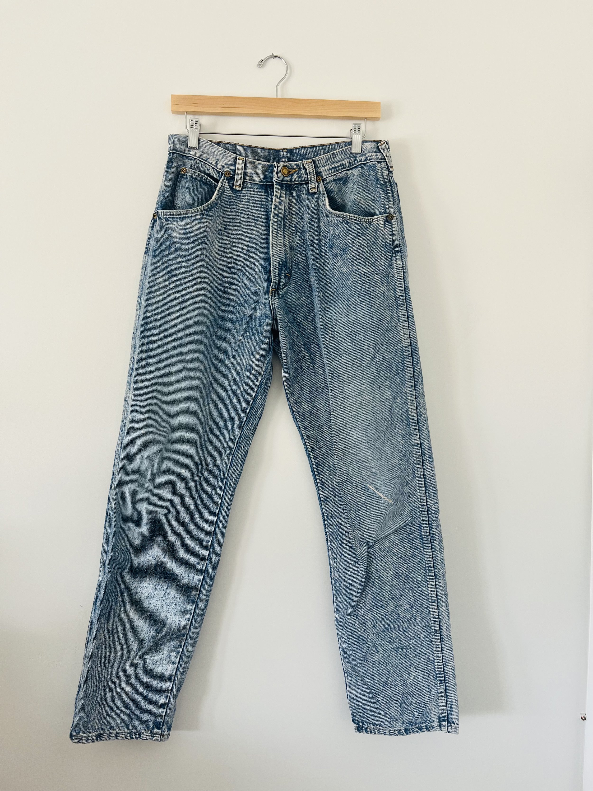 Vtg 90s Acid Wash Wranglers - Size 33x32