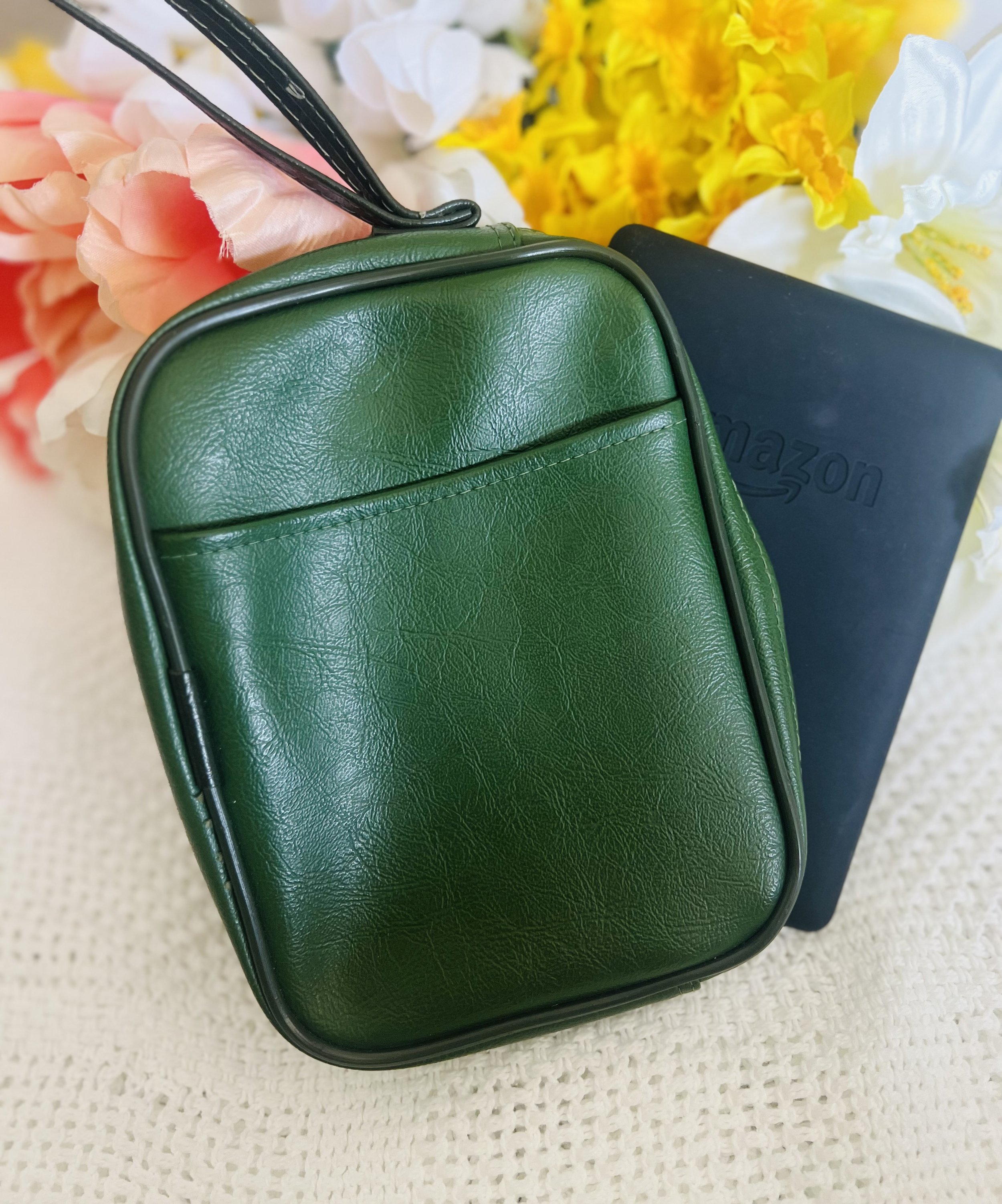 Vintage Avocado Airline Wristlet