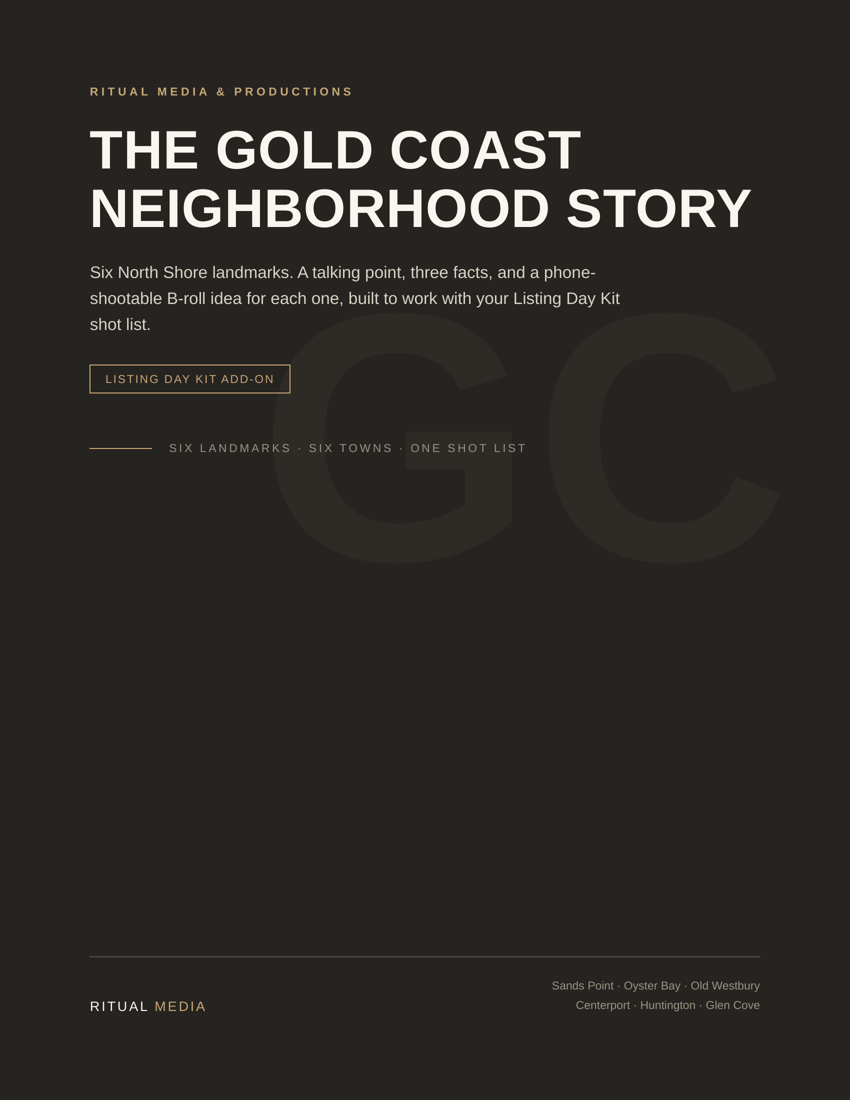 The Gold Coast Neighborhood Story