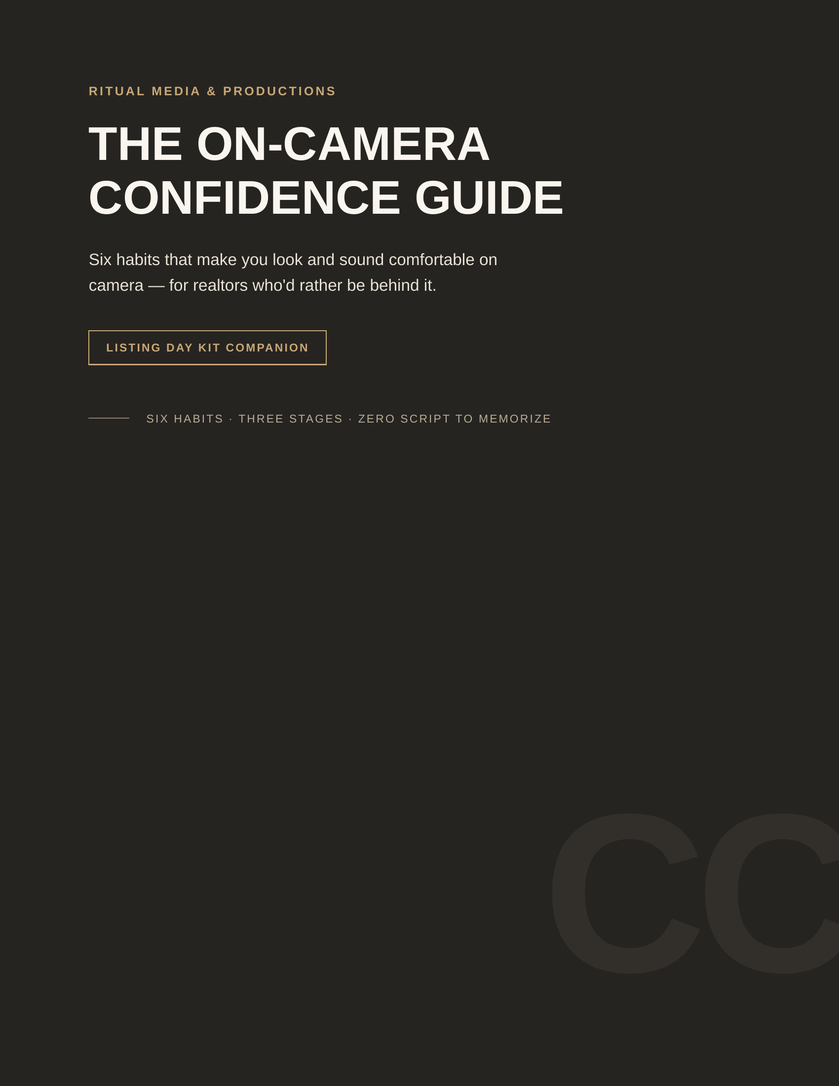 The On-Camera Confidence Guide