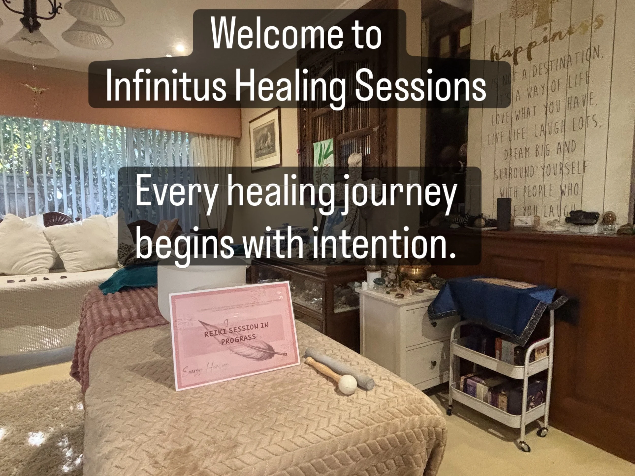 A glimpse into yesterday&rsquo;s healing session ✨

Every session is unique, but often begins with intuitively choosing a crystal, followed by sound healing to awaken the senses and bring the body into a state of relaxation.

Through Reiki, gentle se