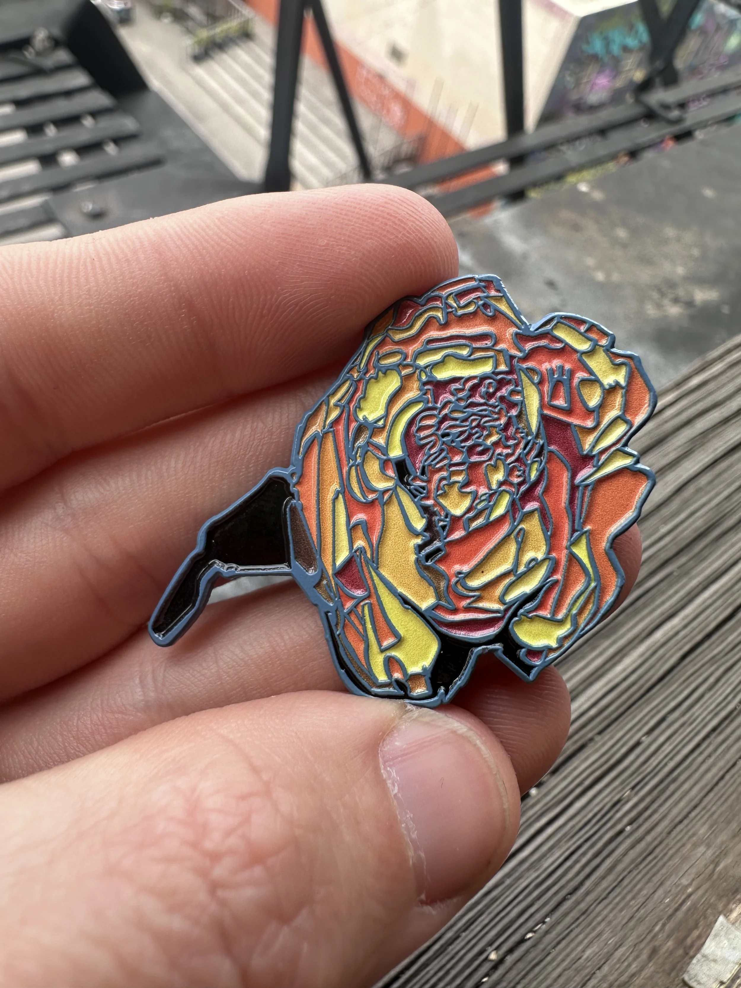Marigold Soft Enamel Pin