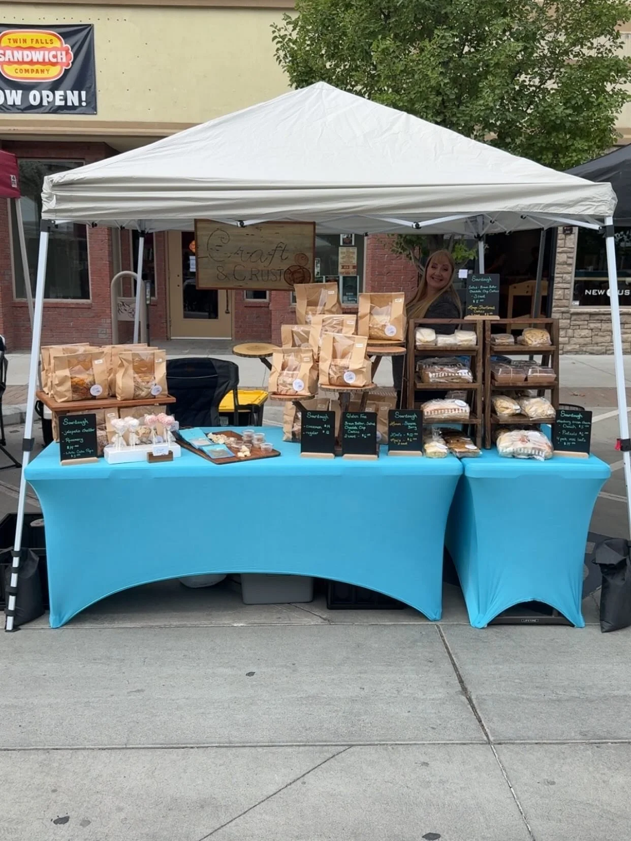 Another market down. Today was slow and that was a little tough! I baked more than I ever have and new varieties and ended up with a lot of leftovers. I appreciate all of you that came out to support and am thankful for you. Last market on main for m