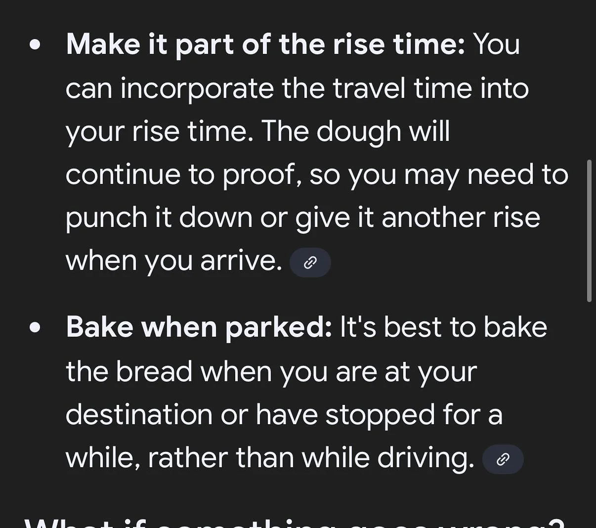 I asked AI about bringing a proofing sourdough while driving &hellip; darn no baking while driving 🤣