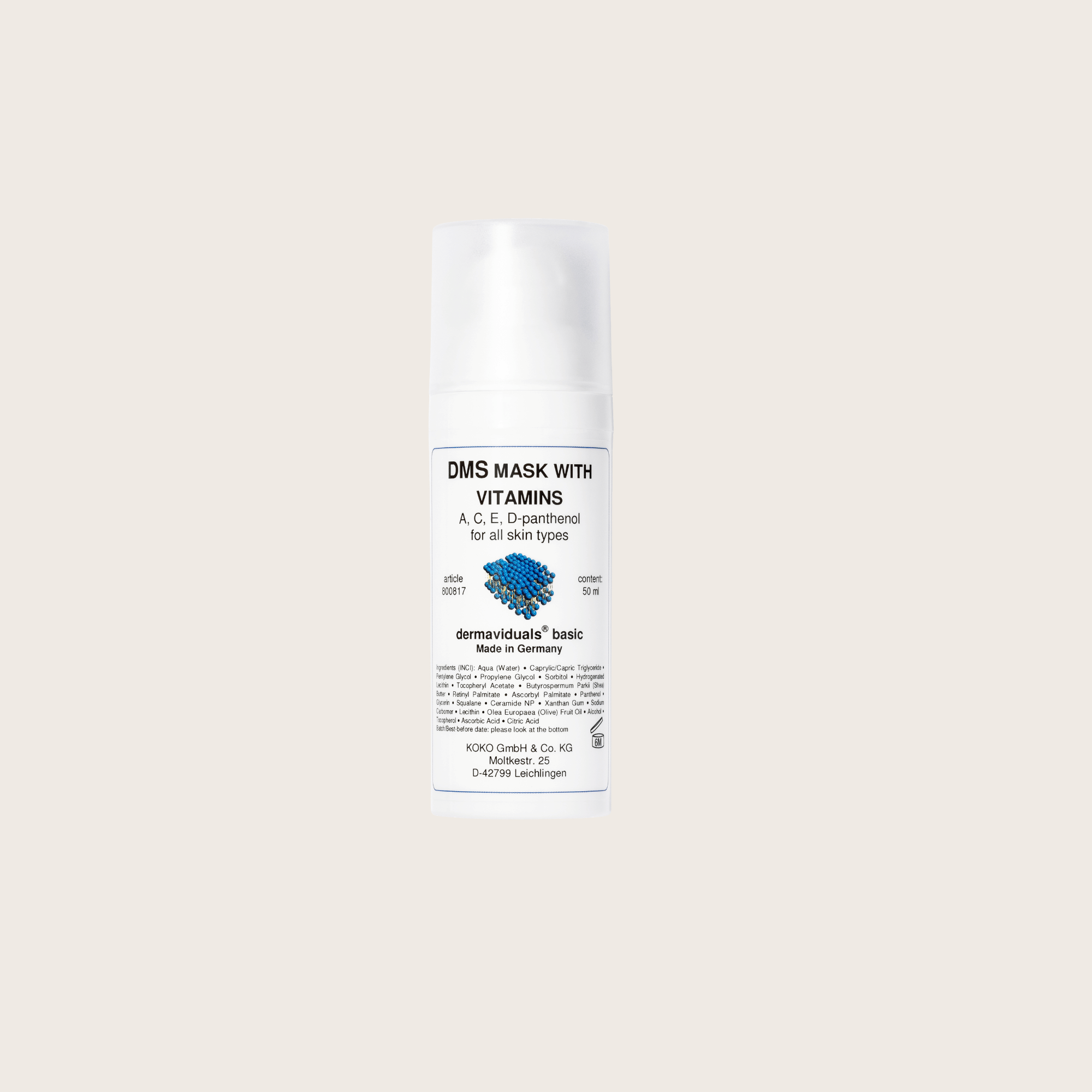 Dermaviduals DMS® Mask with Vitamins