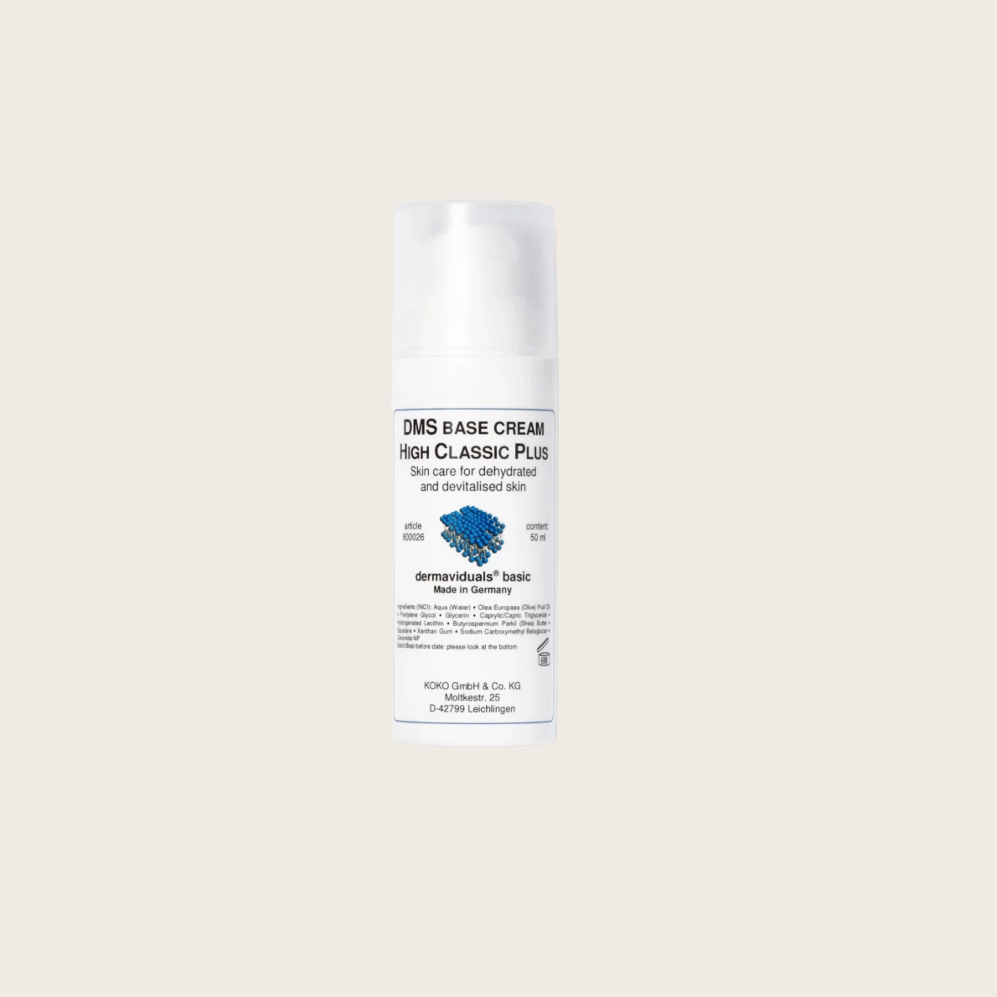 Dermaviduals DMS® Base Cream High Classic Plus