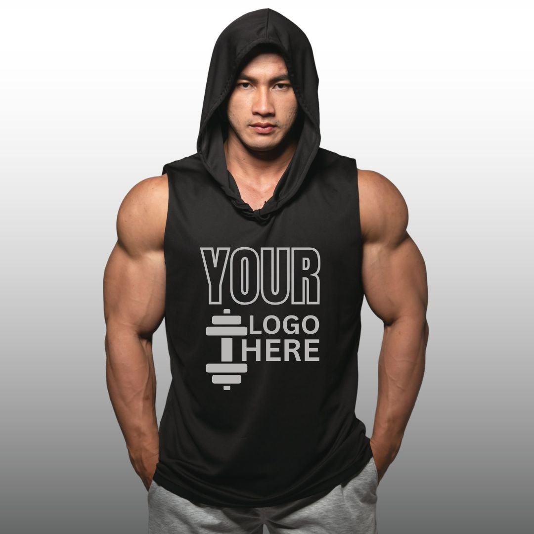 Sleeveless Muscle Hoodie Bodybuilding Fitness Wholesale Supplier Factory