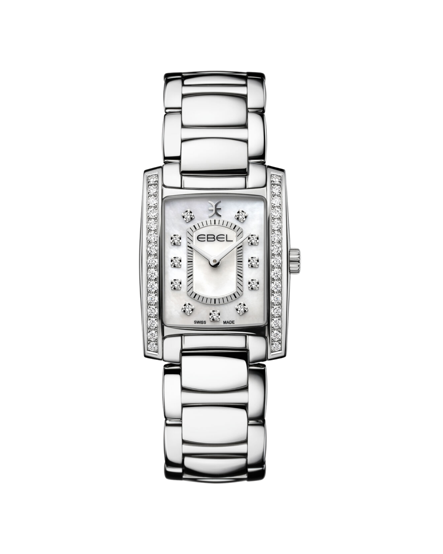Sable West Club Standard, EBEL Brasilia White Mother-of-Pearl Diamonds 2026, Swiss luxury sport watch for women, fine jewelry timepiece for the course